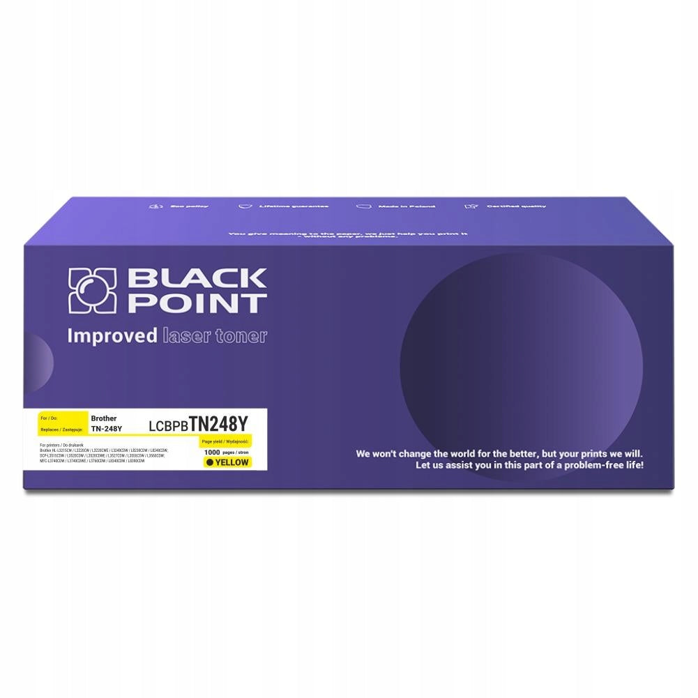 Toner Black Point for Brother yellow TN-248Y