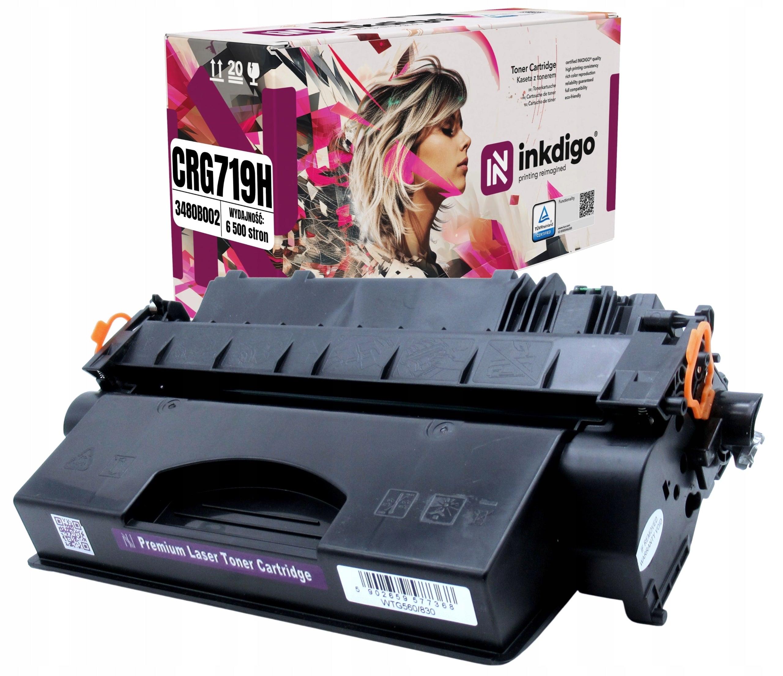 Toner CRG-719H for Canon LBP251dw MF411dw MF416dw MF5880dn MF6140dn MF6180dw