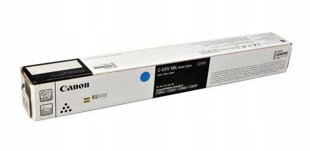 Toner Canon C-EXV 58L 3767C002 Original CEXV58L CYAN C5840i C5850i