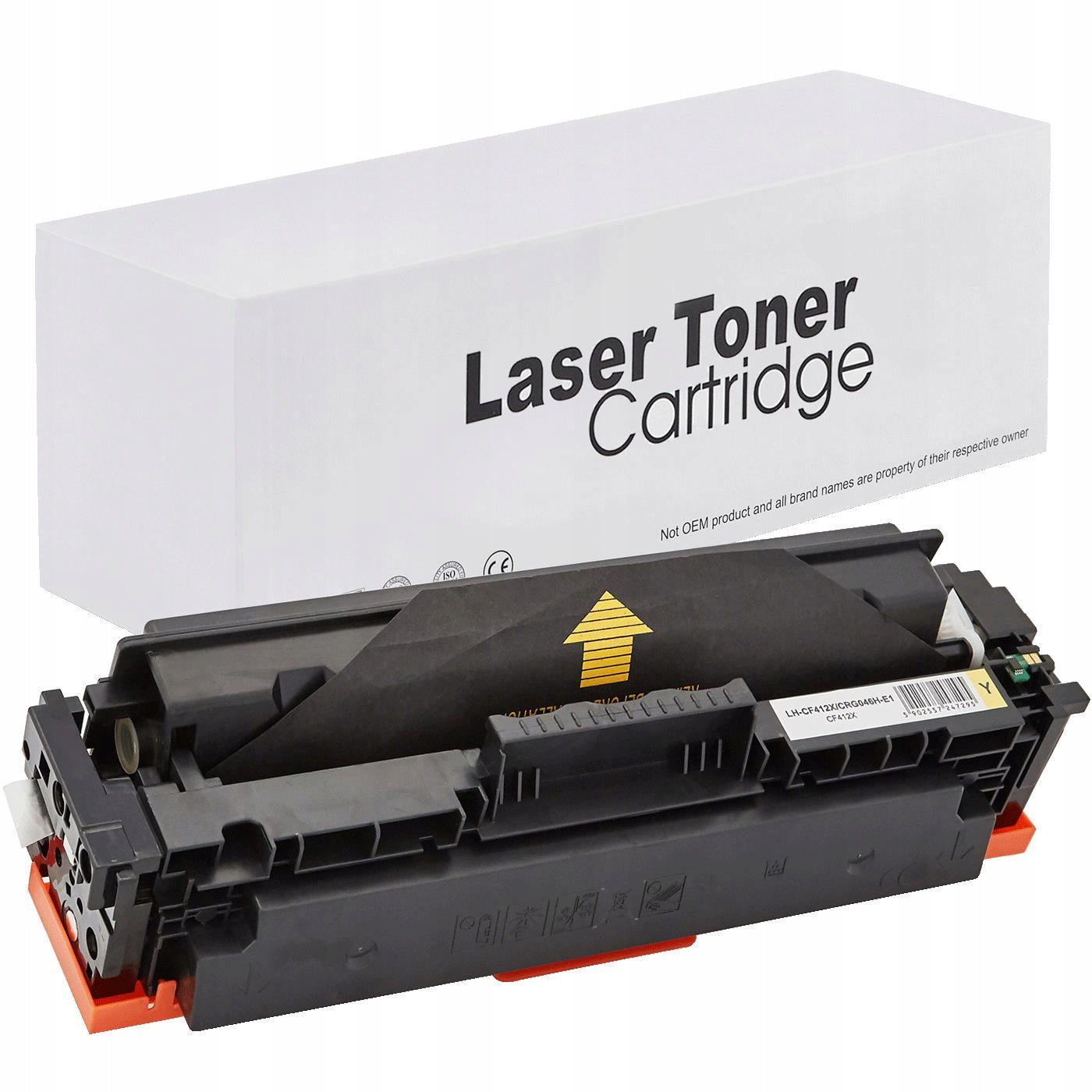 Toner Cartridge for HP M377 M452 M477 CF412X, Yellow, 5000 Pages