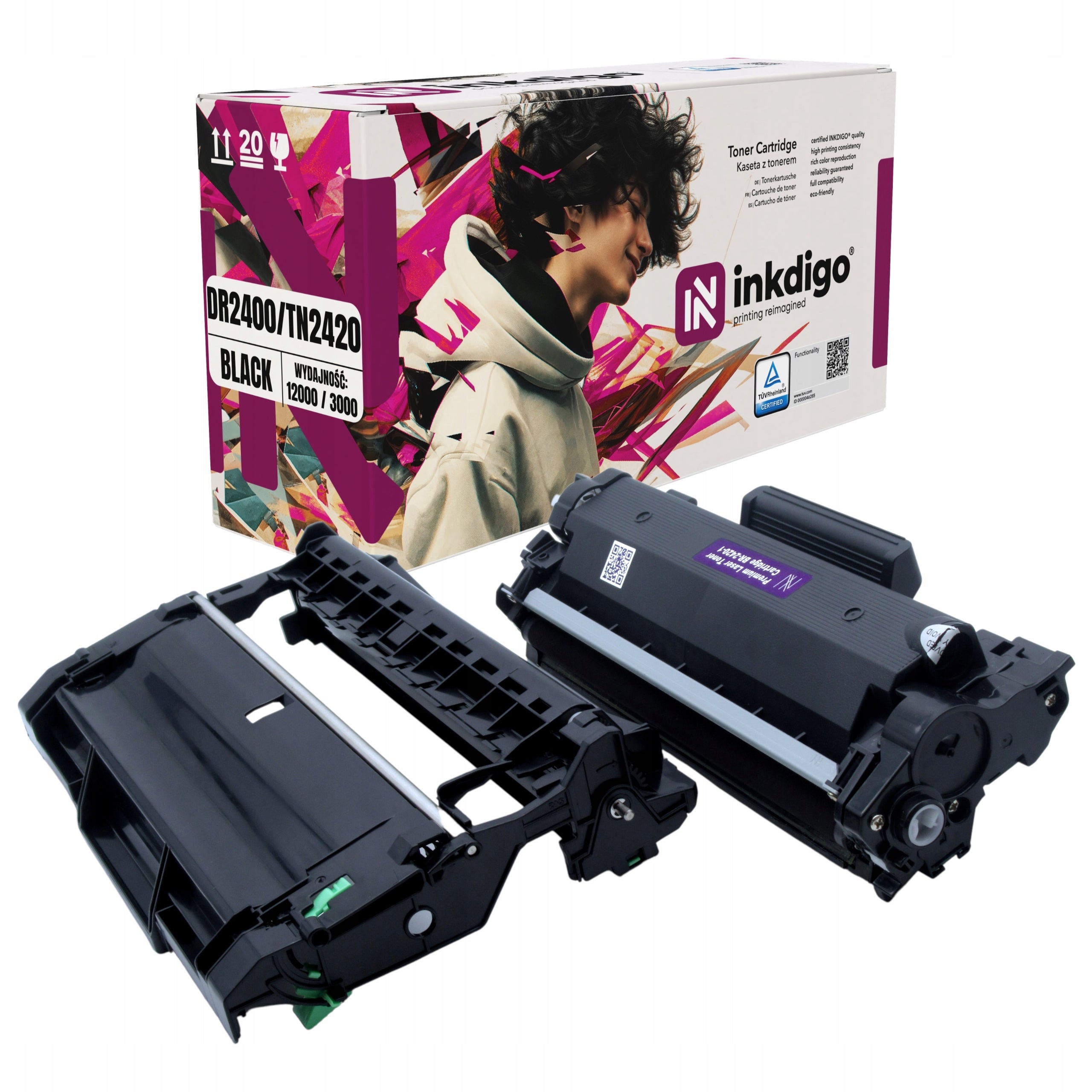 Toner + Drum for BROTHER HL-L 2310 2350 printer
