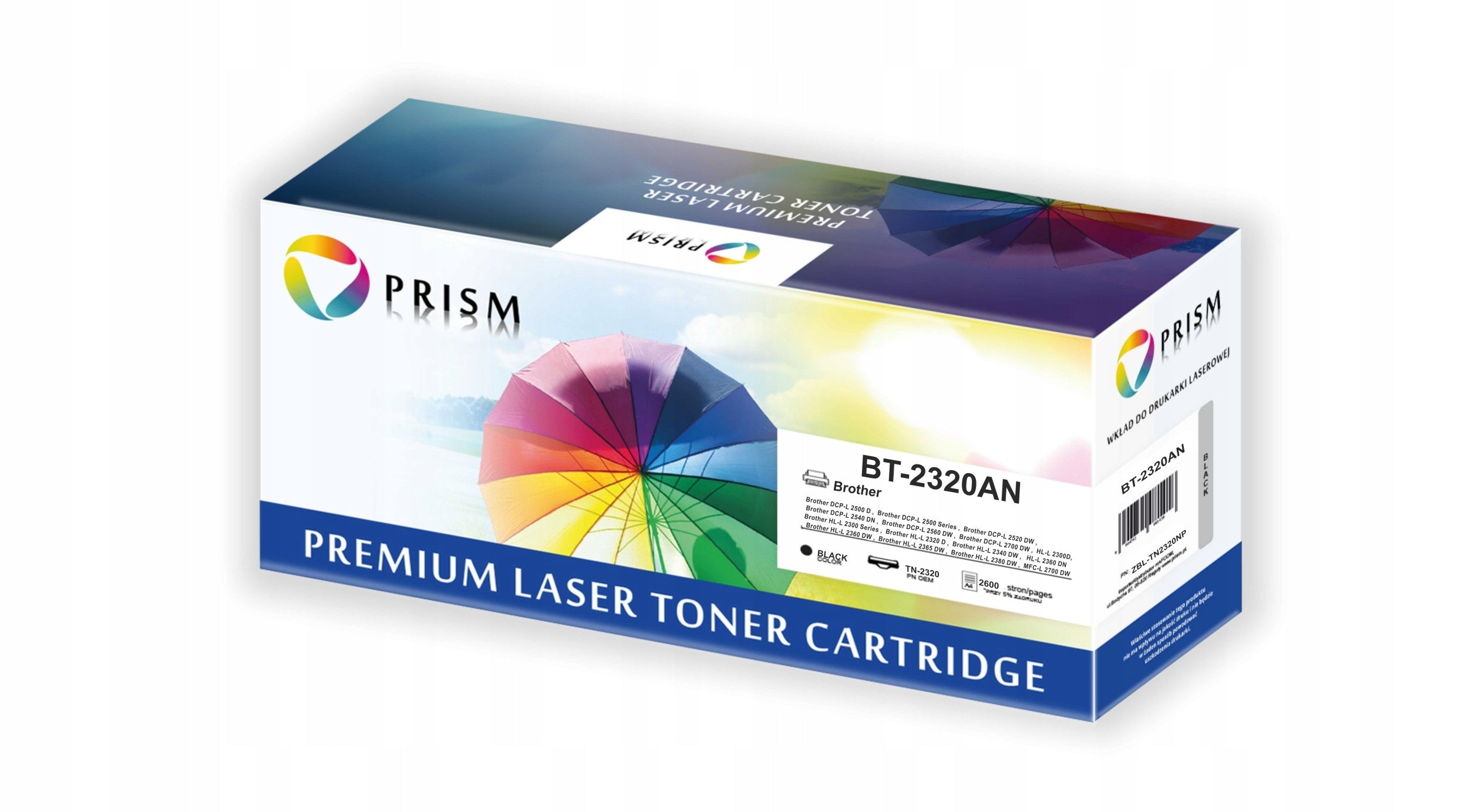 Toner PRISM TN-2320 TN-660 for Brother HL-L2360DN DCP-L2520DW 2600 str Packaging status original