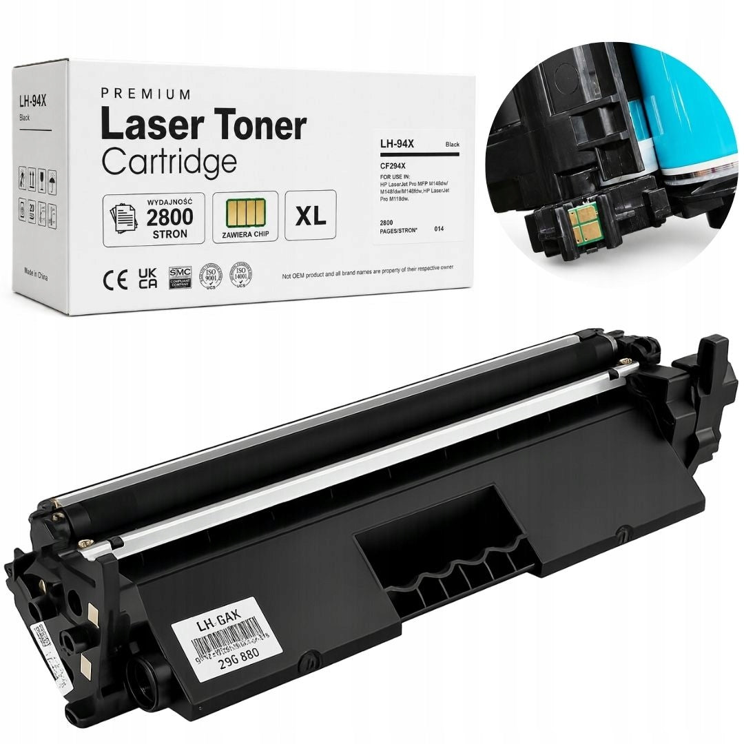 Toner Replacement for HP 94x CF294X with Chip XL 2800 str M118dw M148dw M148fdw