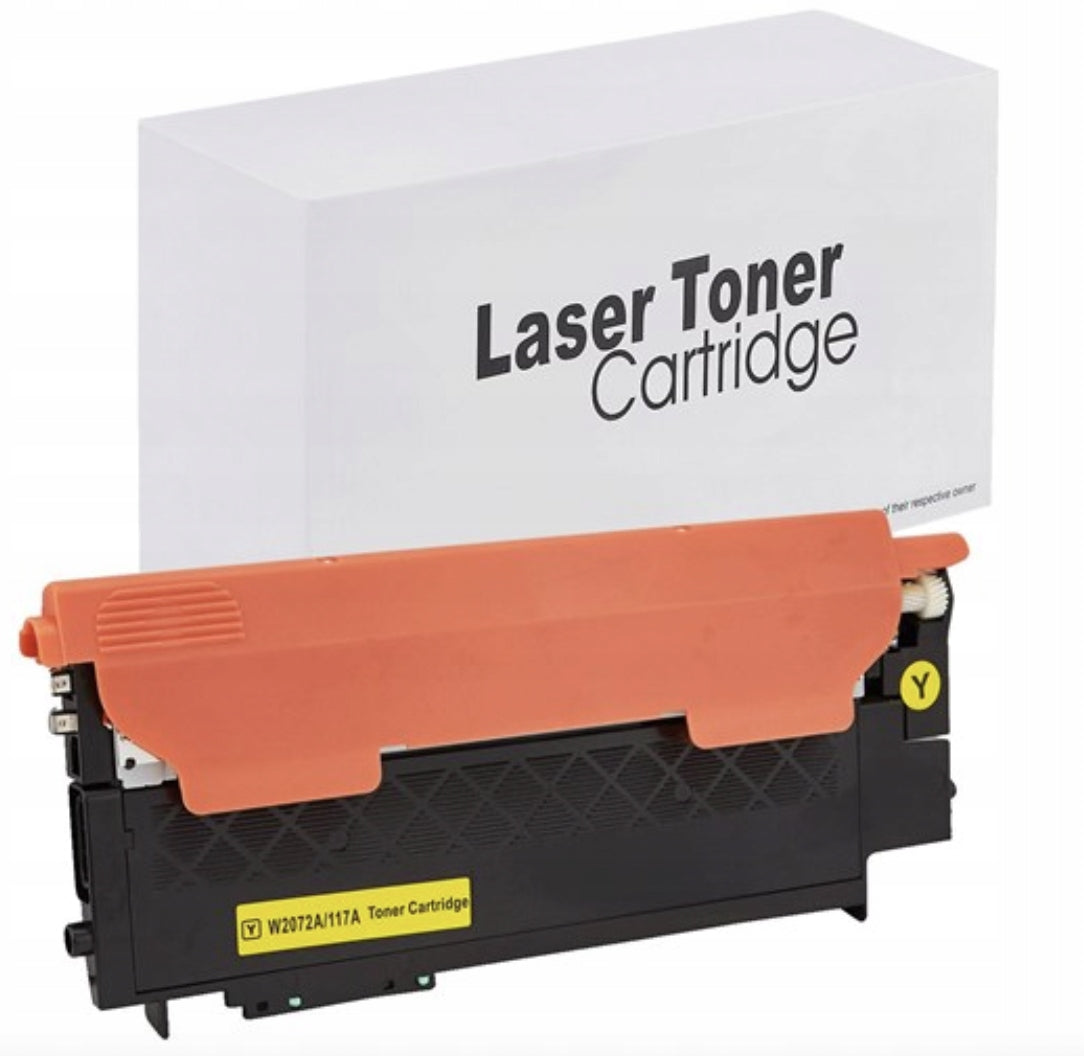 Toner WB HP-117Y replacement HP W2072A Yellow with chip Packaging status original