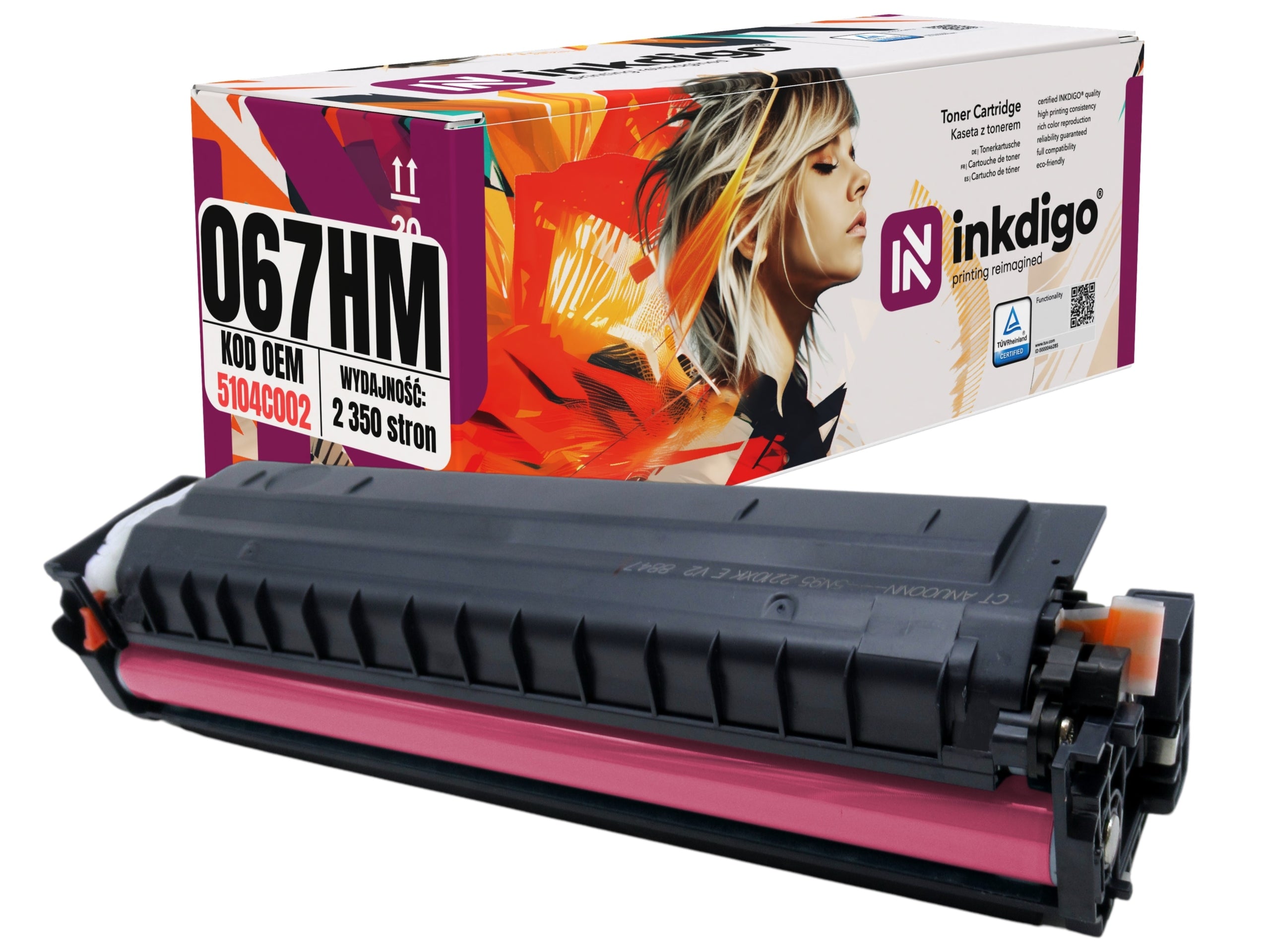 Toner cartridge CRG-067HM for Canon MF657Cdw MF655Cw MF655Cdw MF651Cw