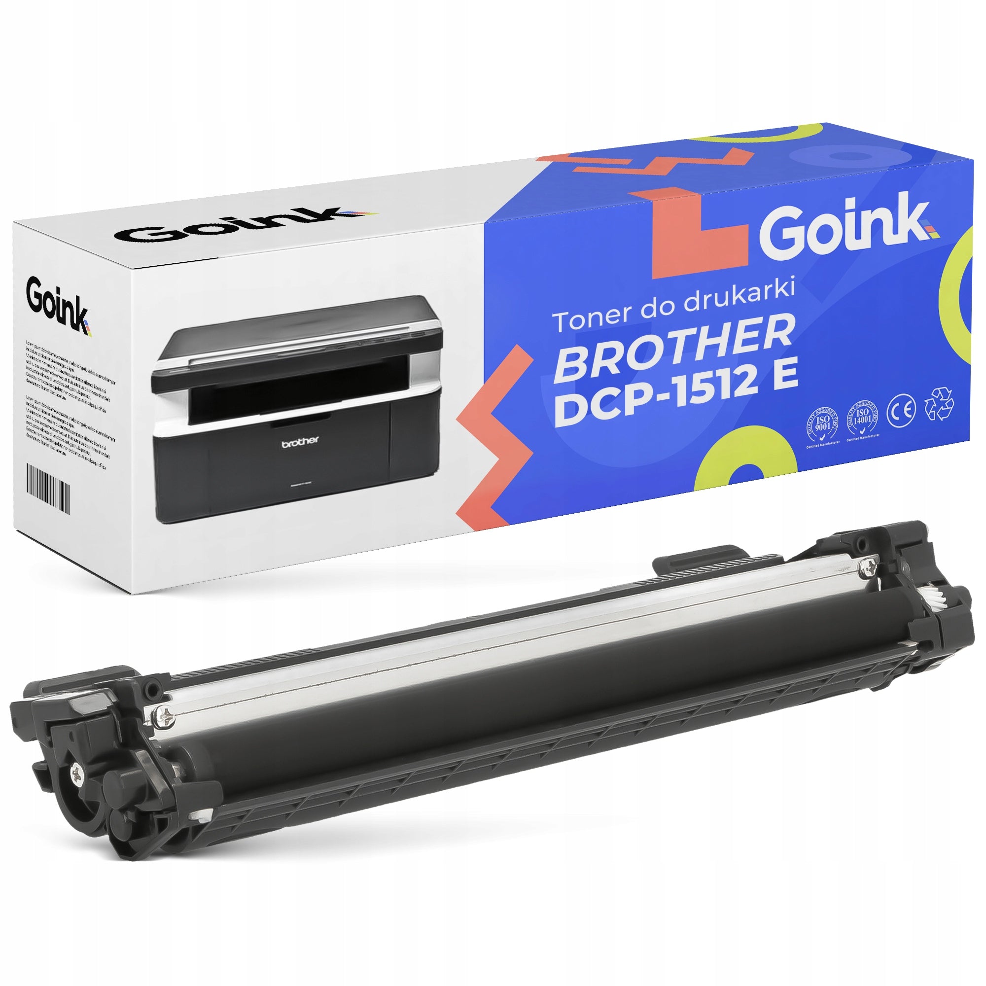 Toner cartridge for Brother DCP-1512 E (Black, TN-1030) LJ