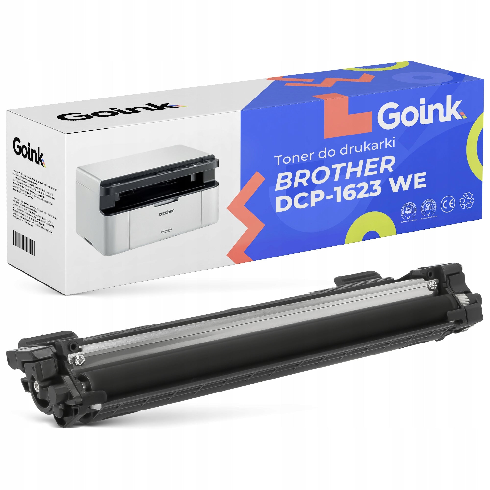 Toner cartridge for Brother DCP-1623 WE (Black, TN-1090) LJ