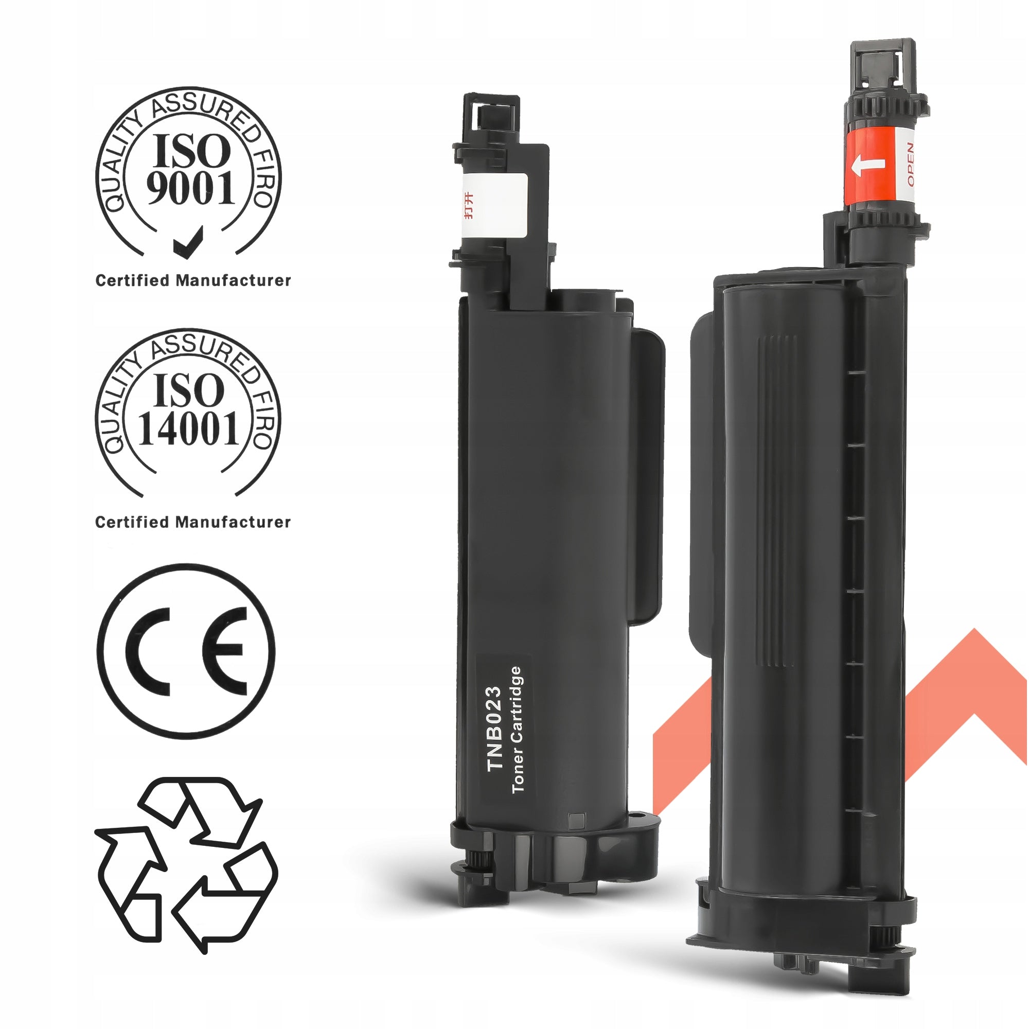 Toner cartridge for Brother DCP-B7520 DW (Black, TN-B023) LJ Packaging status original