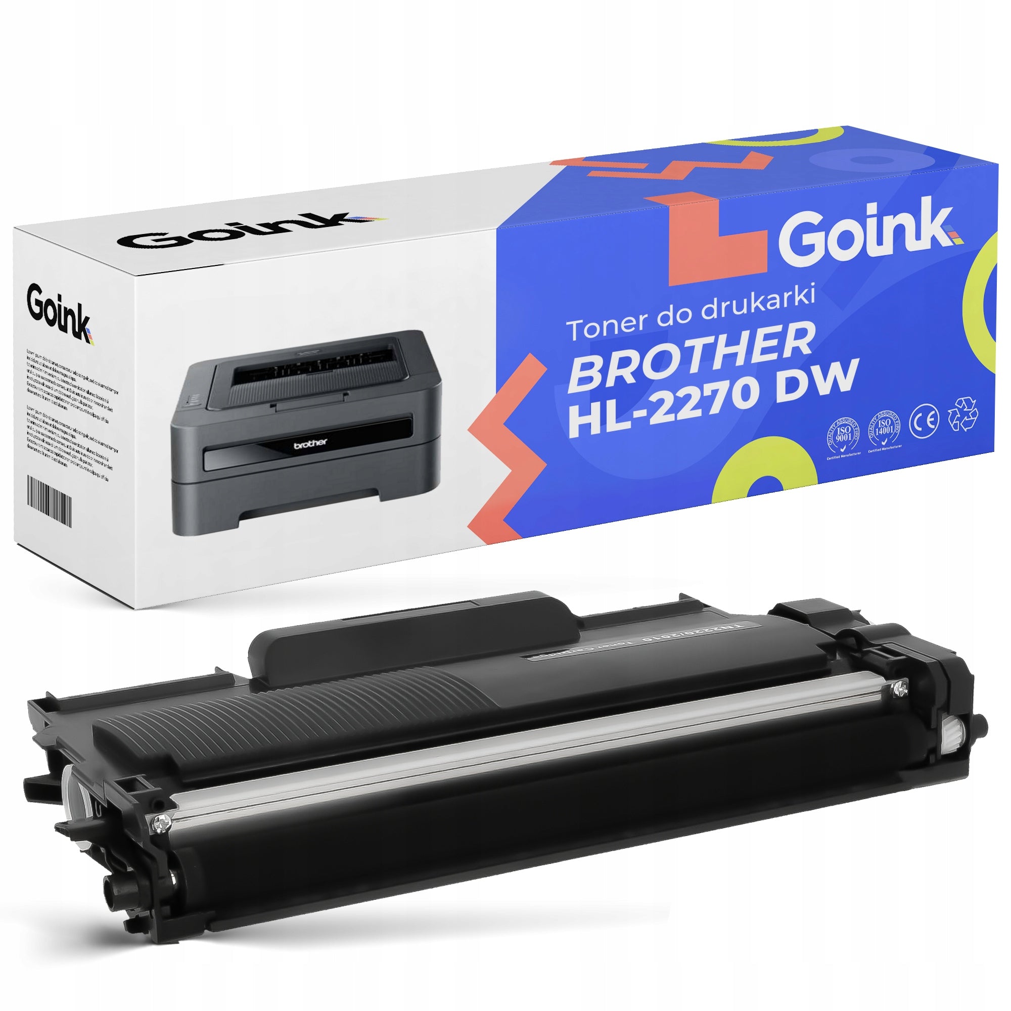 Toner cartridge for Brother HL-2270 DW (Black, TN-2220) LJ