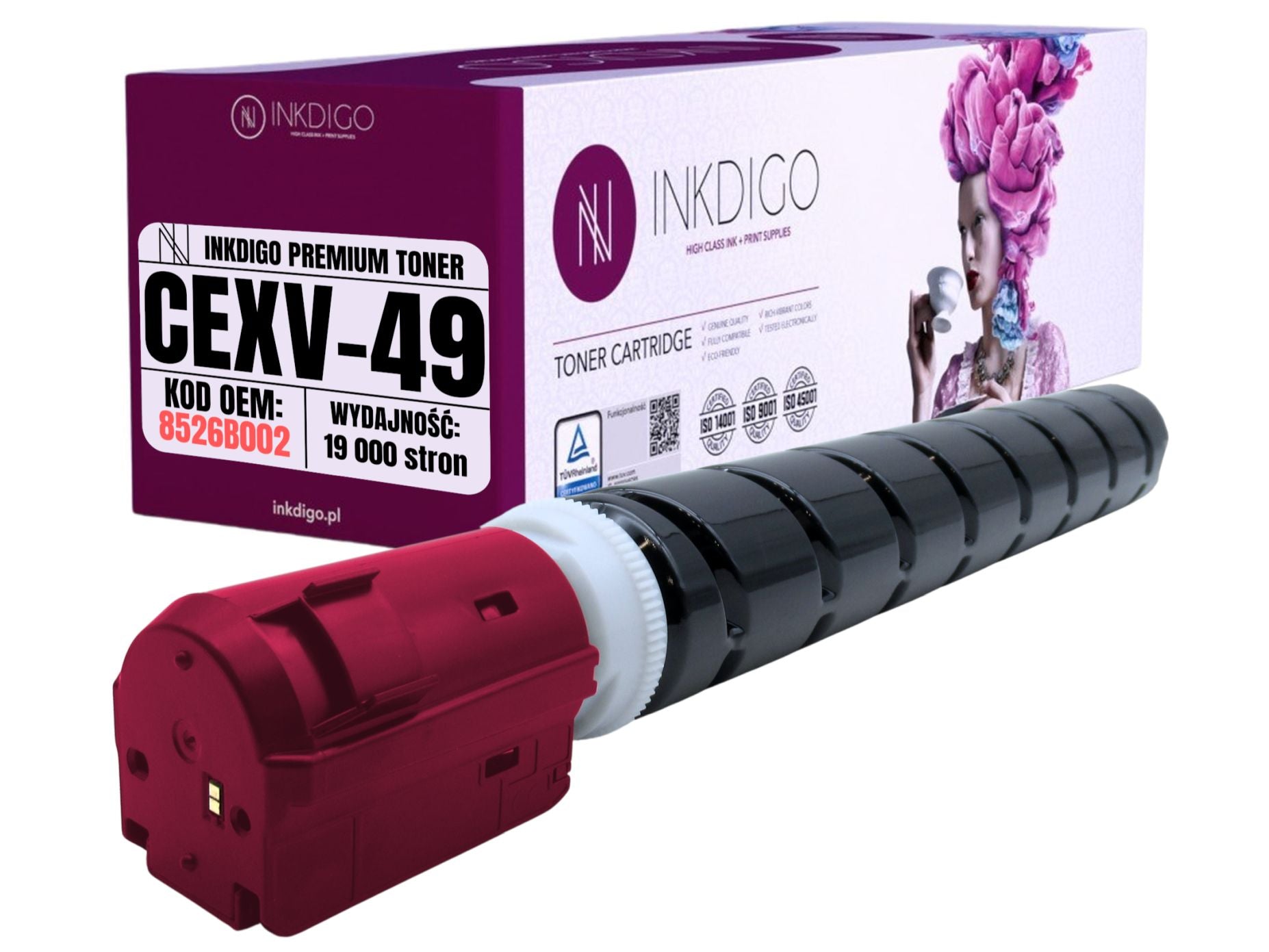 Toner cartridge for Canon Imagerunner Advance C 3320 3325 3330 3500 CEXV49