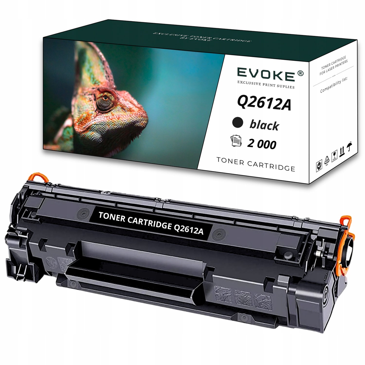 Toner cartridge for HP 12A black | 2000 pages | Q2612A
