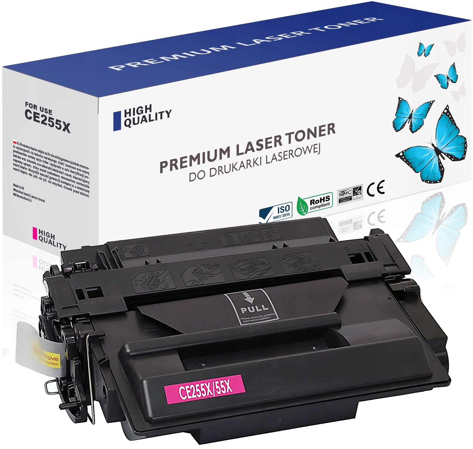 Toner cartridge for HP CE255X P3015n Pro M521dn black XXL