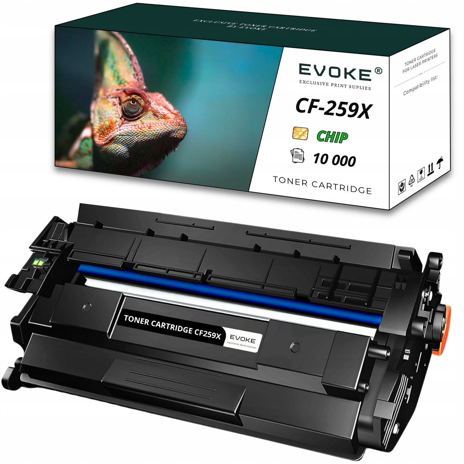 Toner cartridge for HP CF259X + CHIP black | 10000 pages | 59X with chip