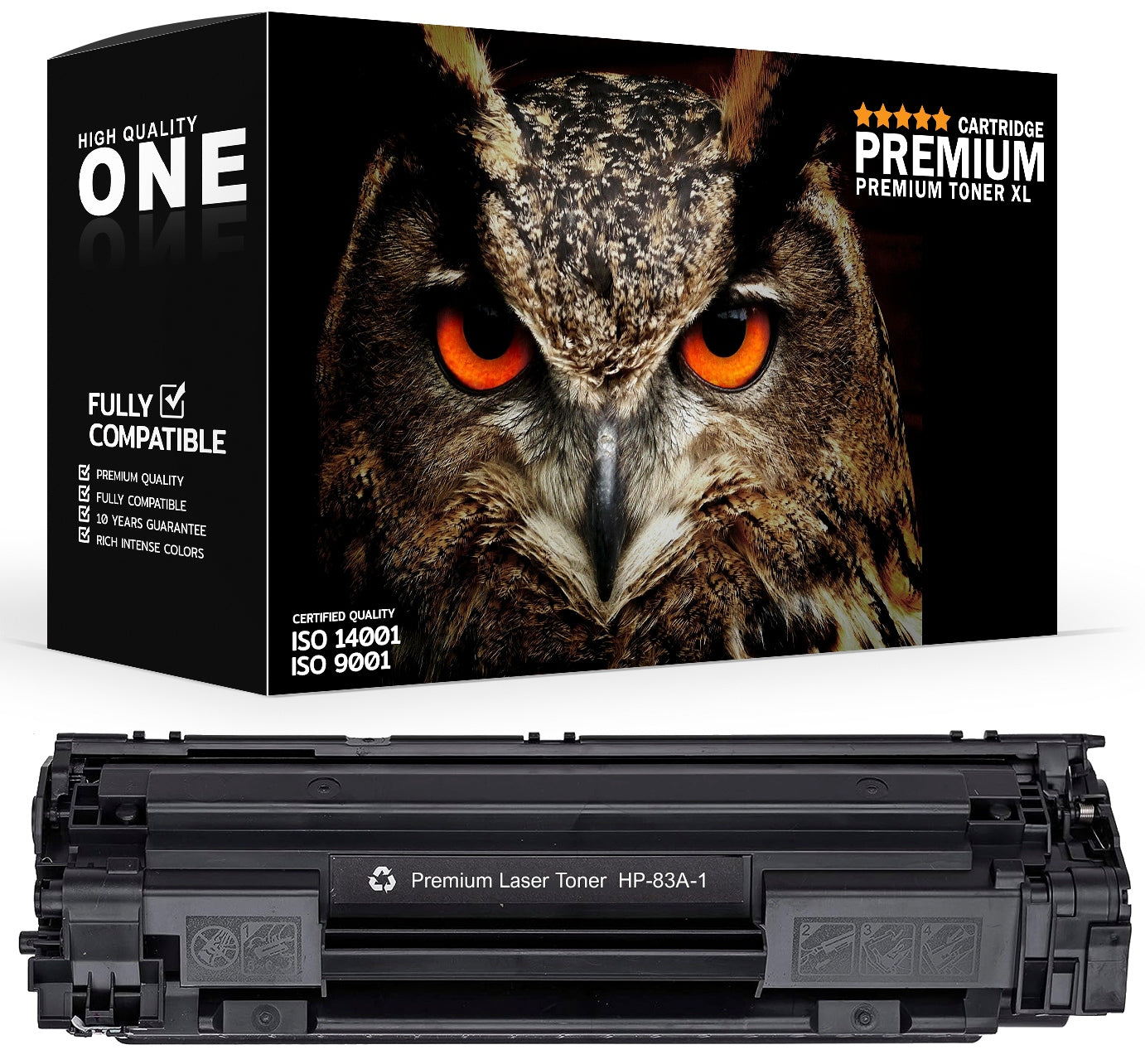 Toner cartridge for HP LaserJet PRO MFP M125a M125nw M126a M127fn CF283A 83A printer
