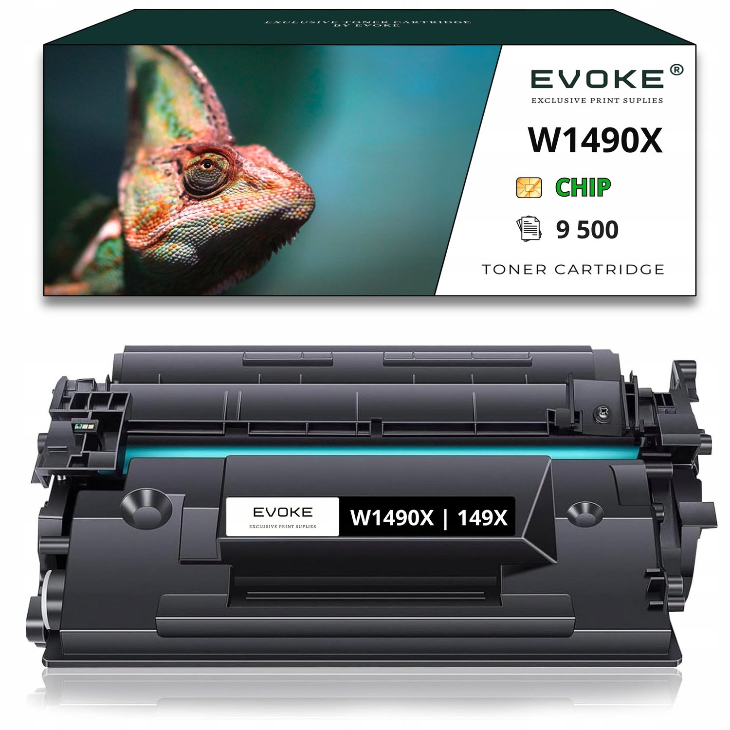 Toner cartridge for HP W1490X 149X + CHIP | 9500 pages | W1490A 149A XL
