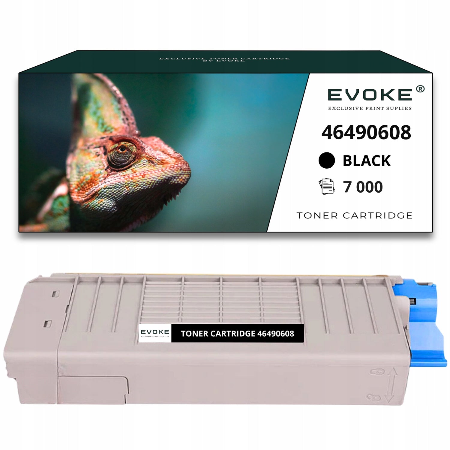 Toner cartridge for OKI C532 black | 7000 pages | 46490608