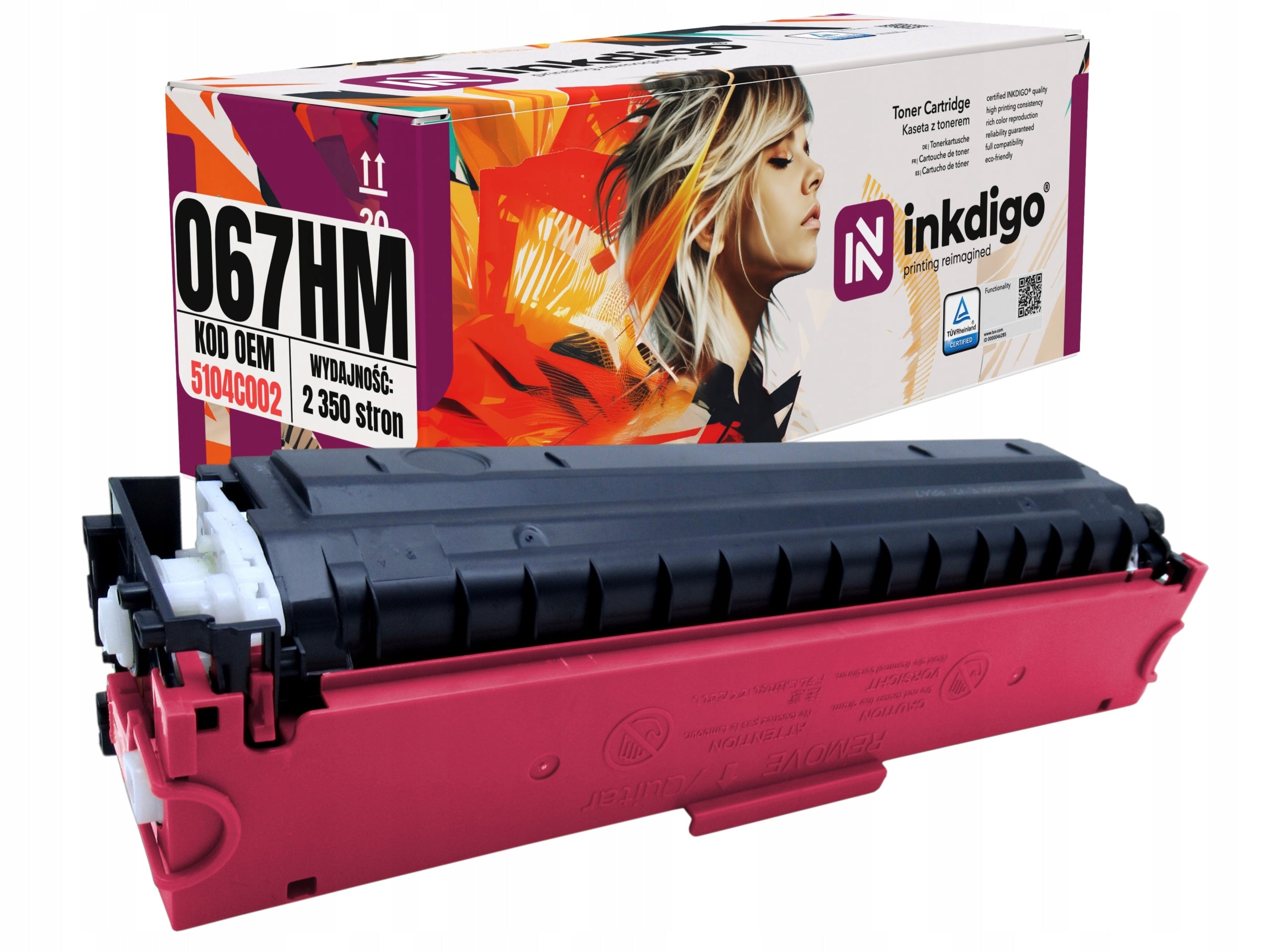 Toner cartridge replacement 067HM for Canon MF657Cdw MF655Cw MF655Cdw MF651Cw