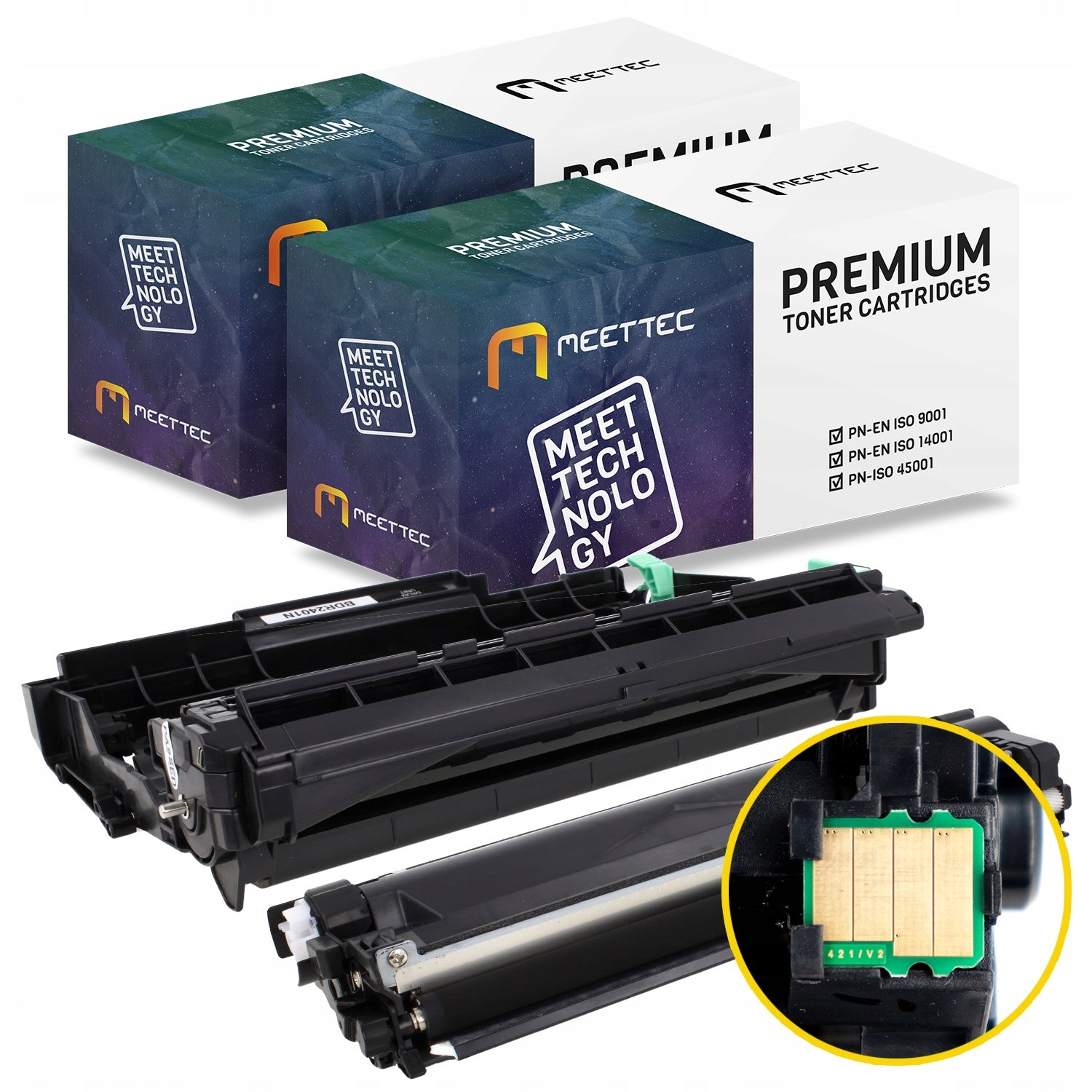 Toner + drum TN-2421 DR-2401 to L2512D L2532DW L2552DN L2732 TN2421 DR2401