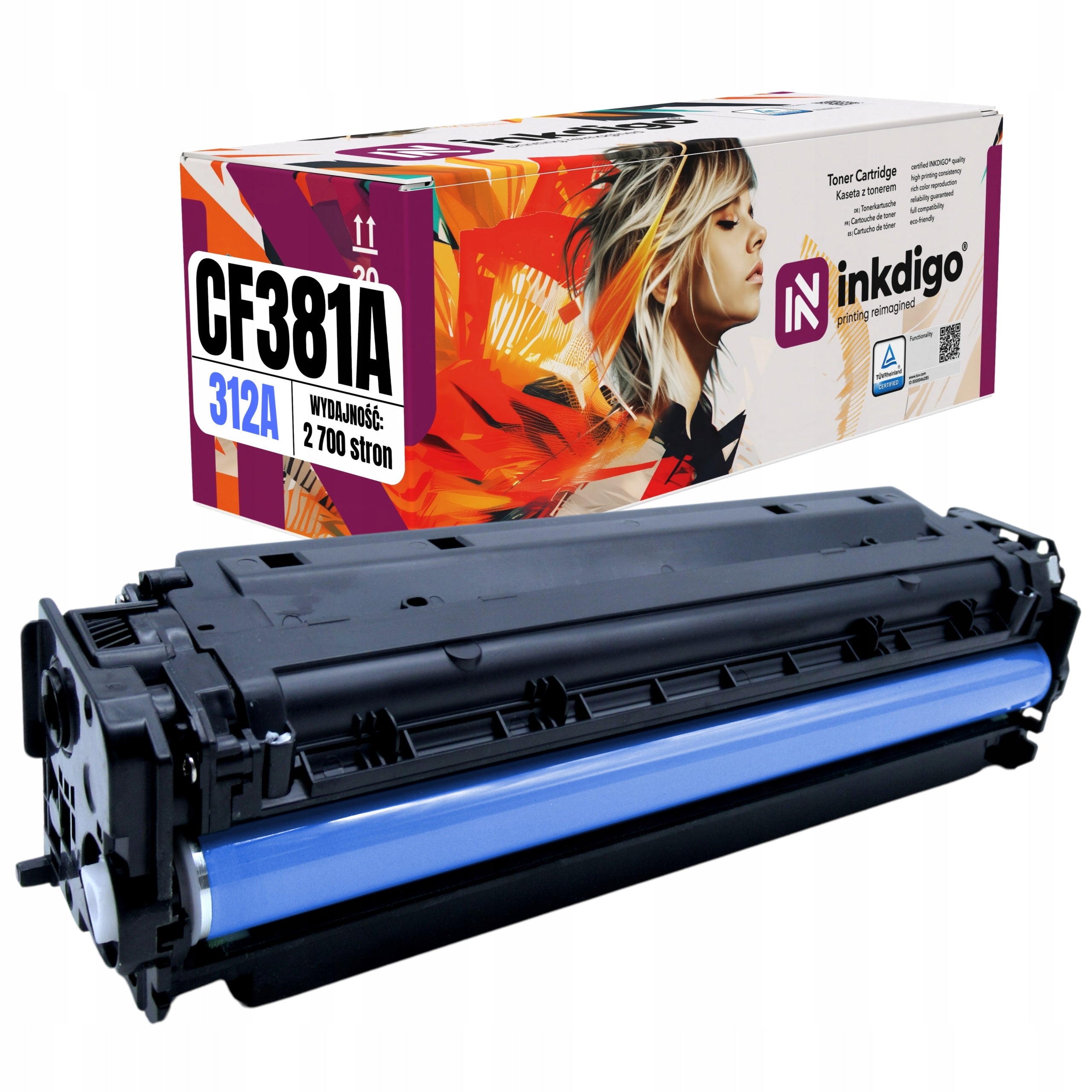 Toner for HP CF381A LASERJET PRO M476NW M476DN