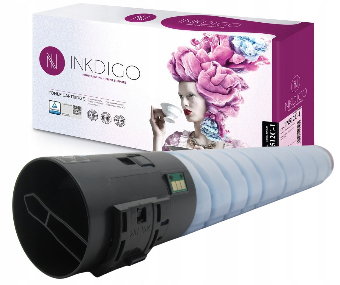 Toner for KONICA MINOLTA BIZHUB C454 C554 TN 512C (Cyan)