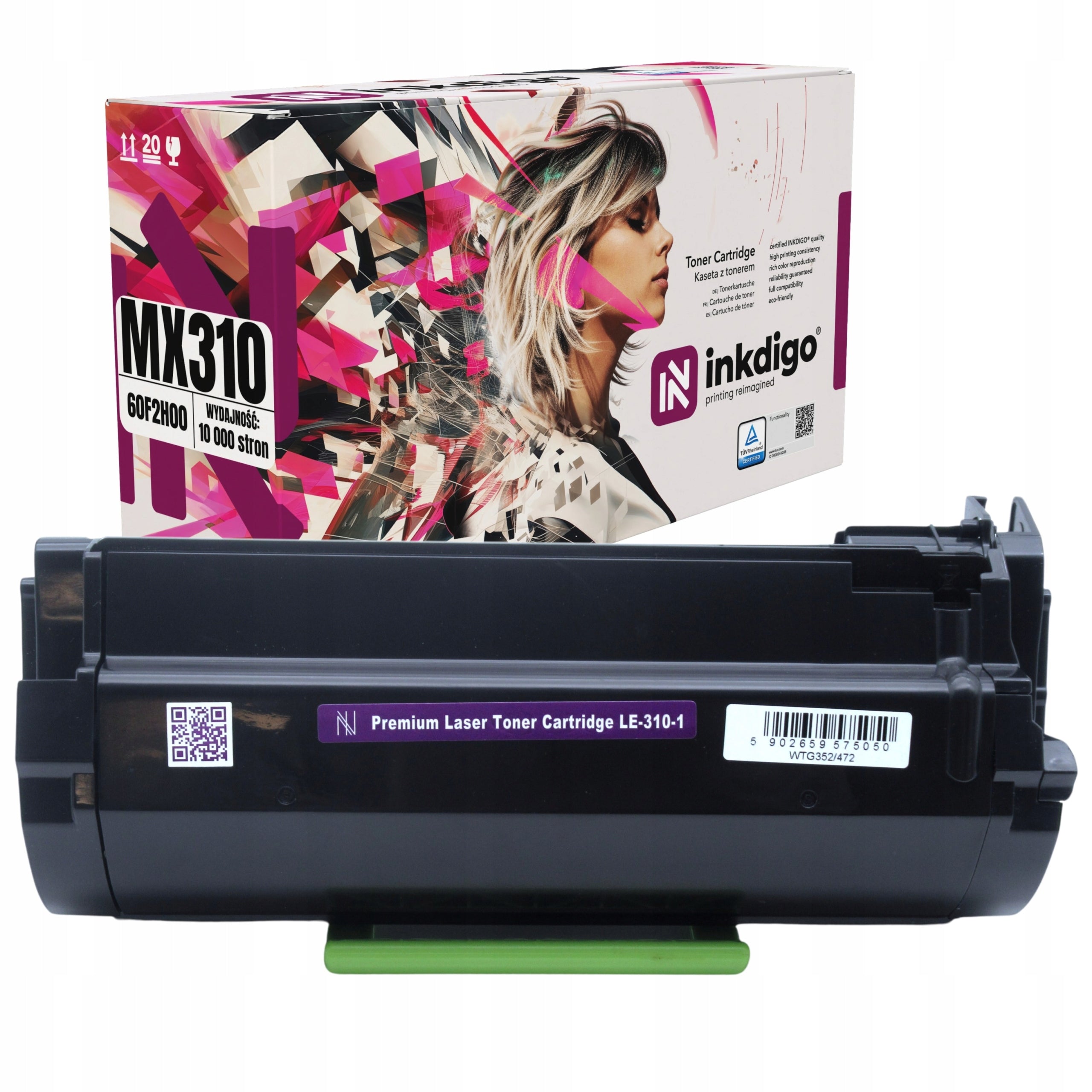 Toner for LEXMARK MX310 MX310dn MX410de MX510de 10K Yield