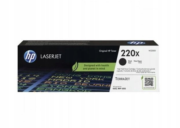 Toner org. HP 220X Black W2200X 4202dn 4202dw 4302dw 4302fdn 4302fdw