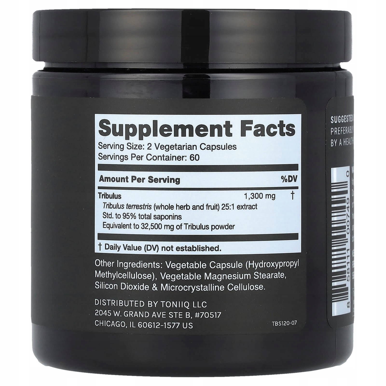Toniiq, Mace, 120 capsules Expiration date at least 3 months from the date of purchase