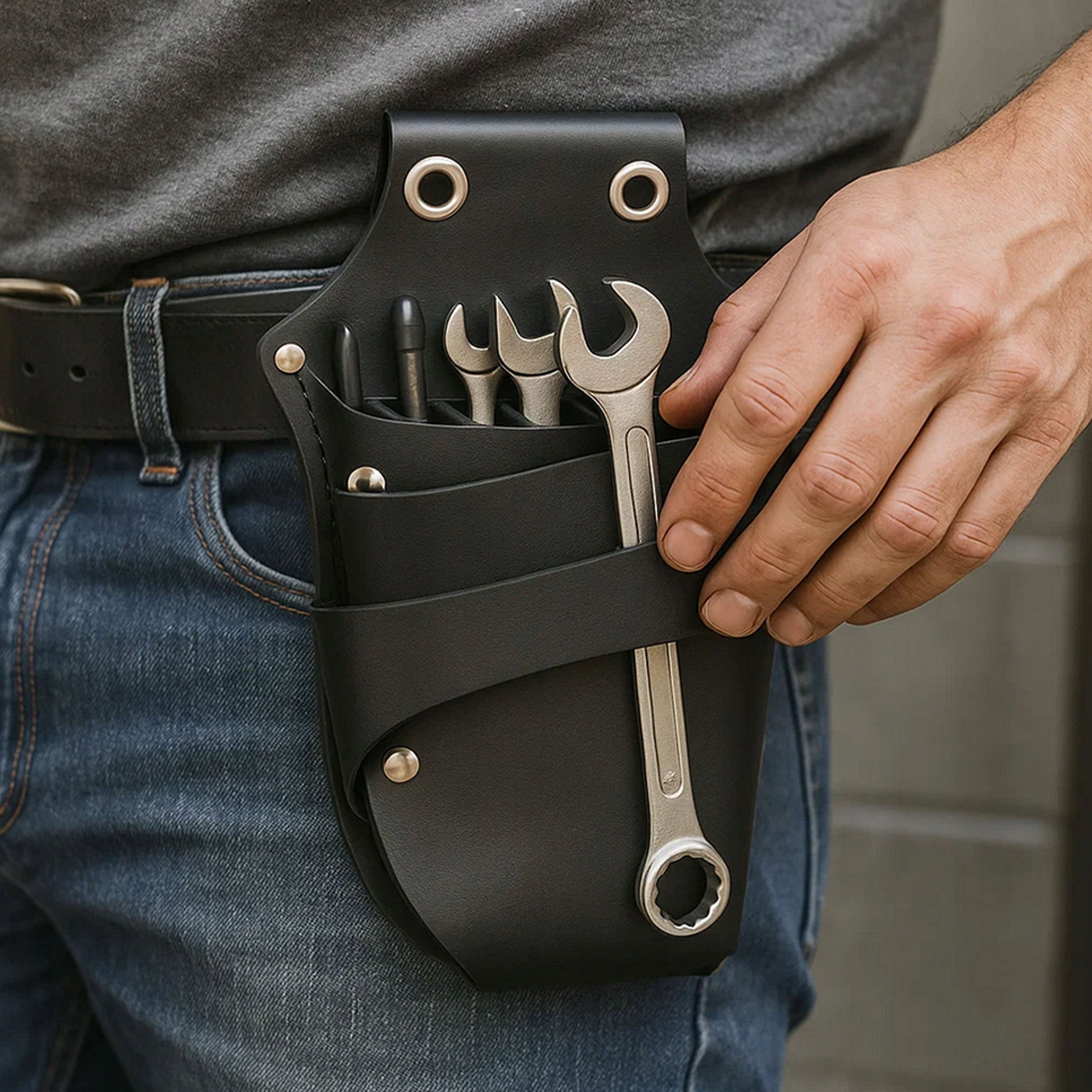 Tool Belt POCKET Holster ASSEMBLY Tool Organizer Brand xhair