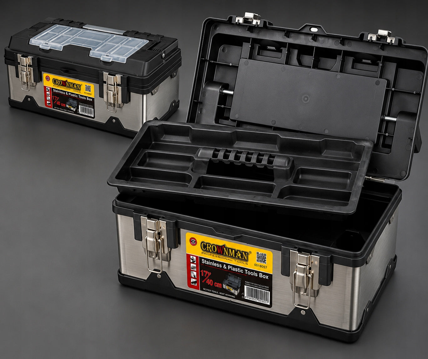 Tool Box Suitcase Steel Box + Organizer Holder + Clasp Manufacturer code Skrzynka Narzędziowa Walizka Skrzynia