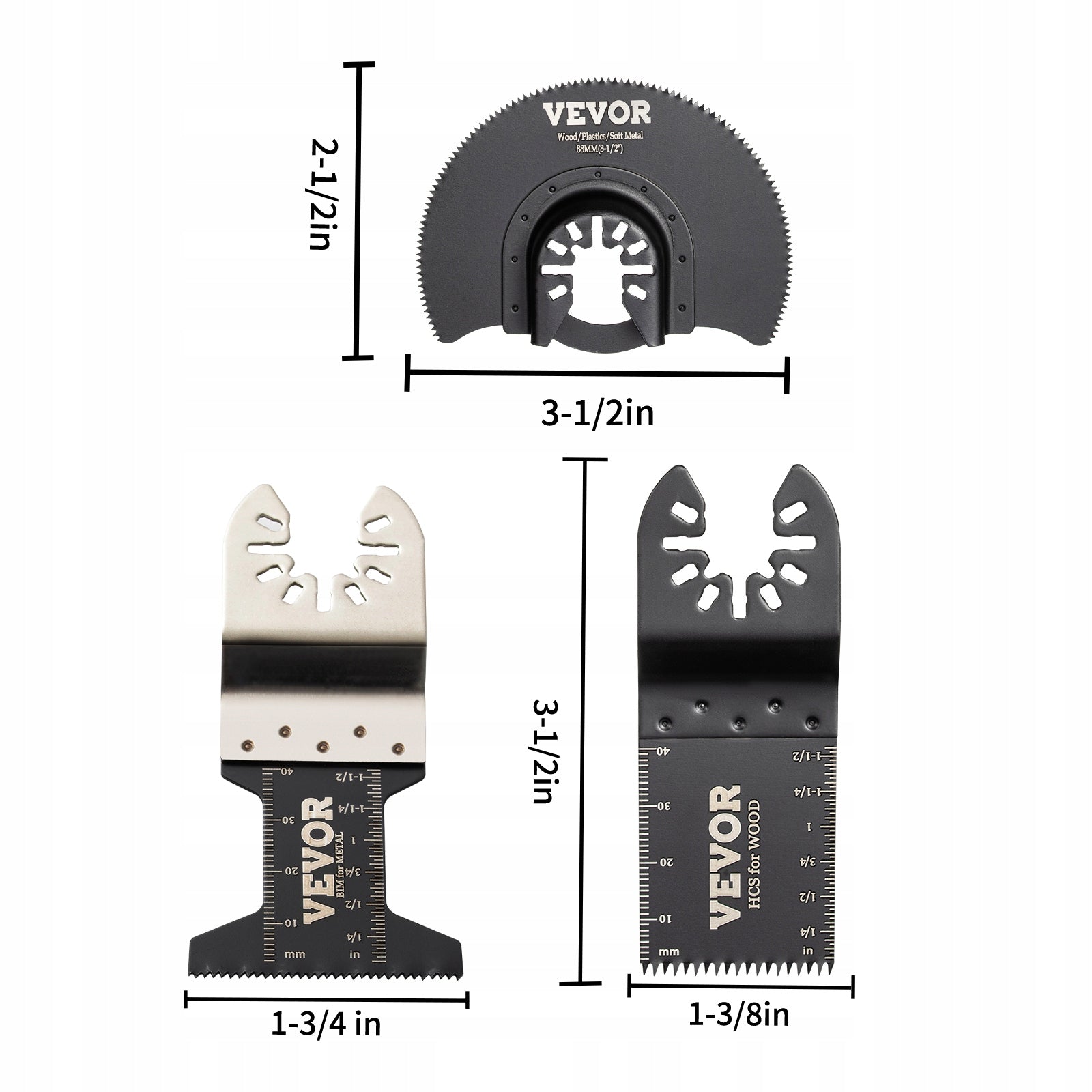 Tool Saw Blades 50Pcs Multifunctional HCS+ Stainless Steel Manufacturer code BDGJDPDC50PCSX2D