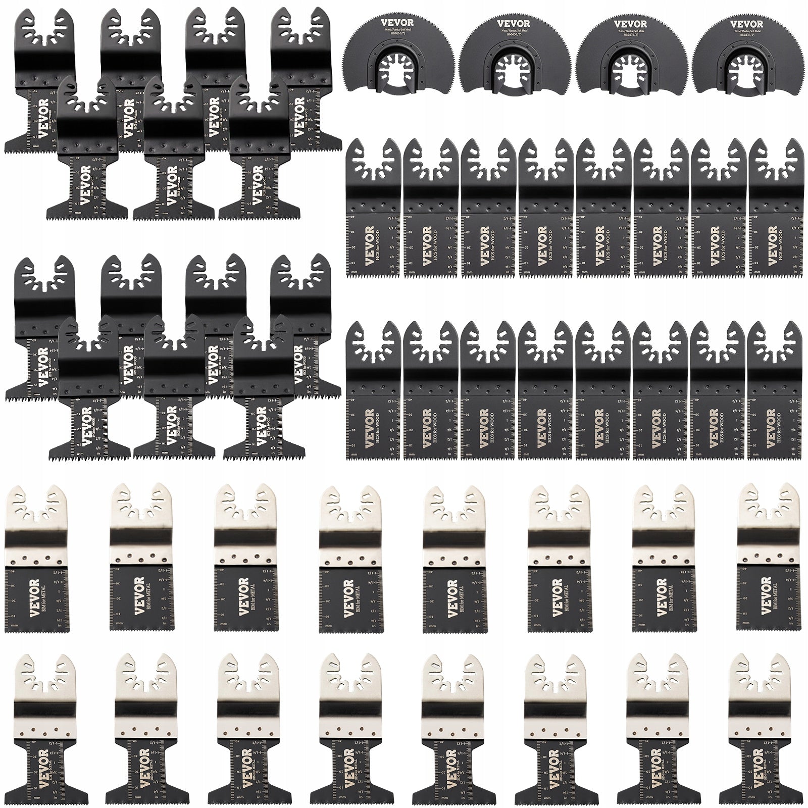 Tool Saw Blades 50Pcs Multifunctional HCS+ Stainless Steel