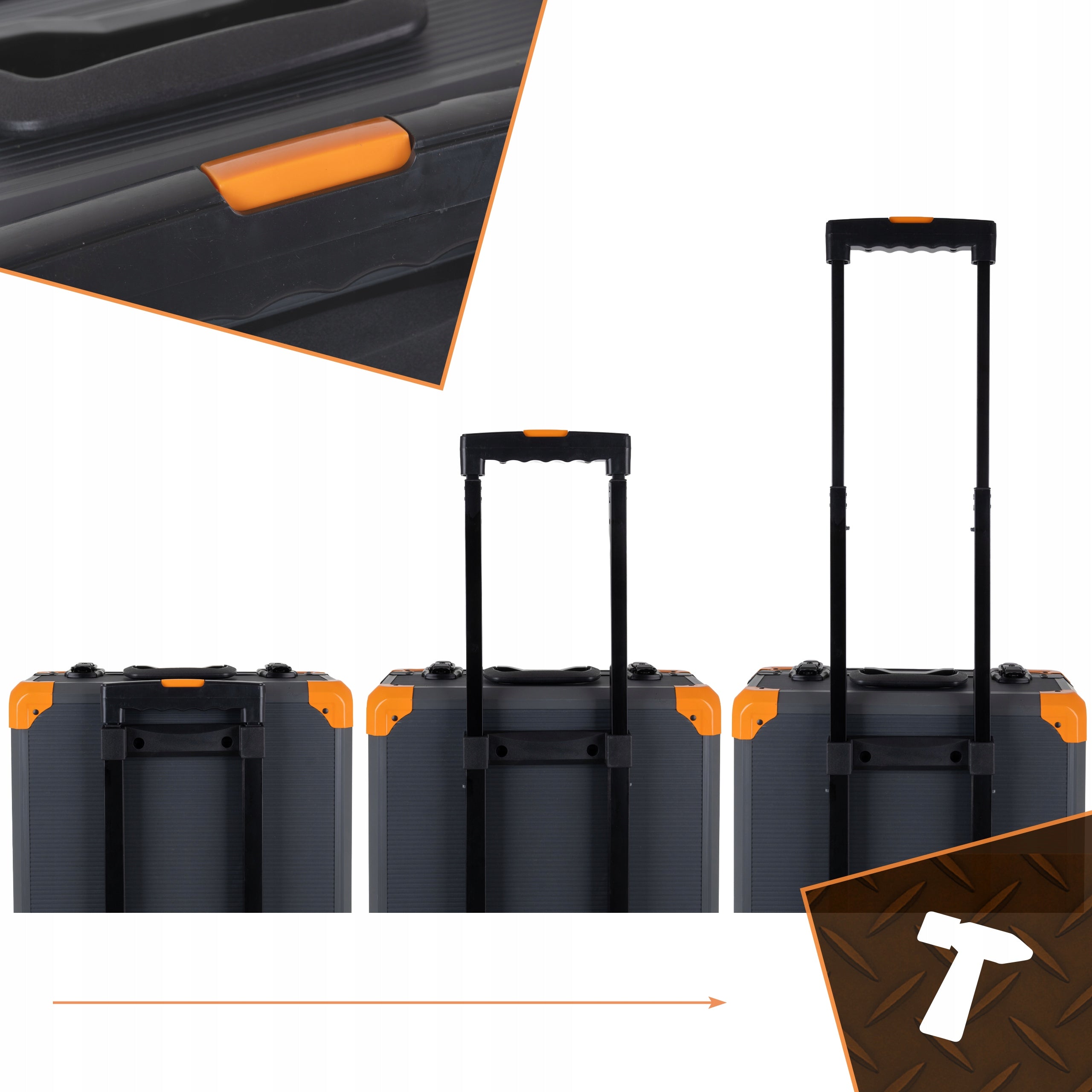 Tool Set 1000 el Tool Case on Wheels Socket Wrenches Bits Number of items in the set 1000
