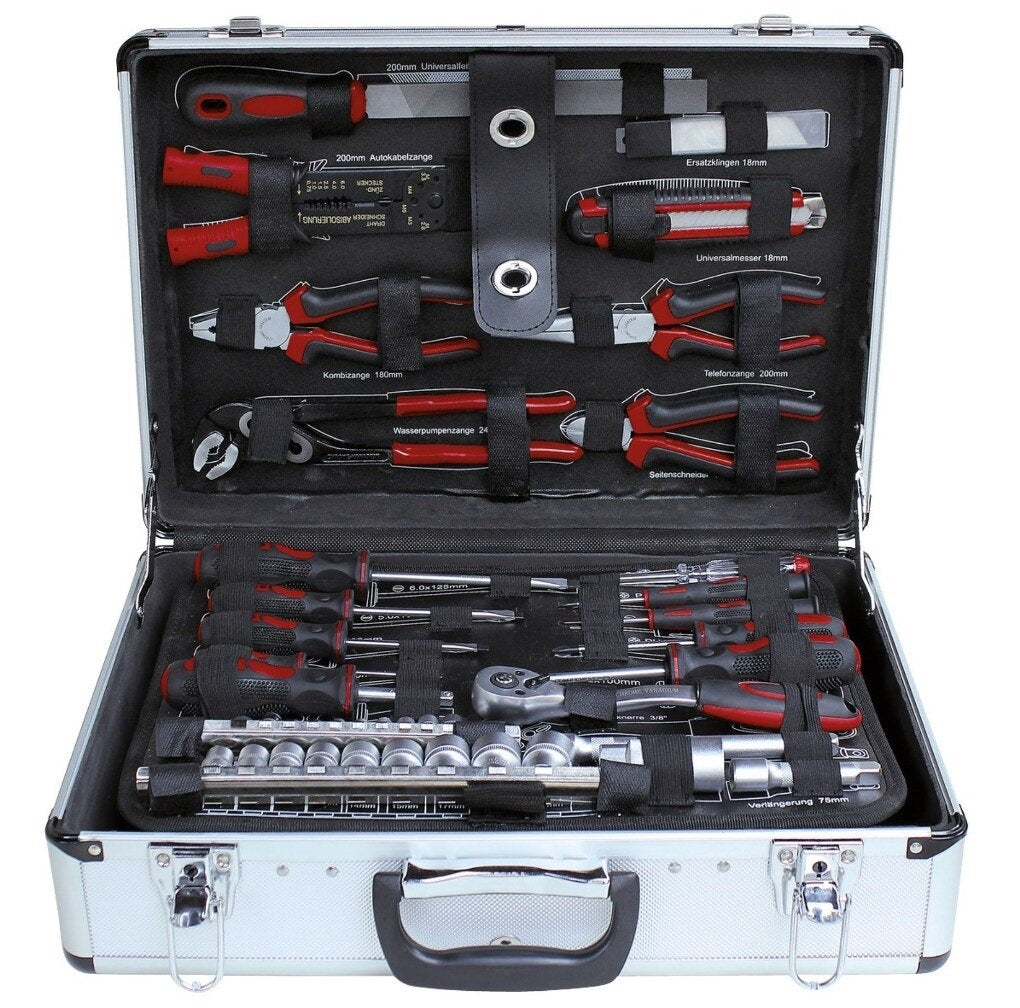 Tool Set 162pcs Wrench Cap Pliers Screwdrivers in Case