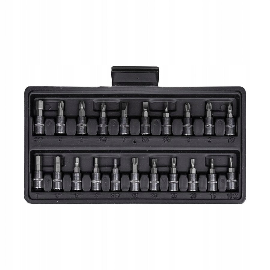 Tool Set 46 Elements Ratchet 1/4" Bits Torx Sockets Workshop Manufacturer code rt2010