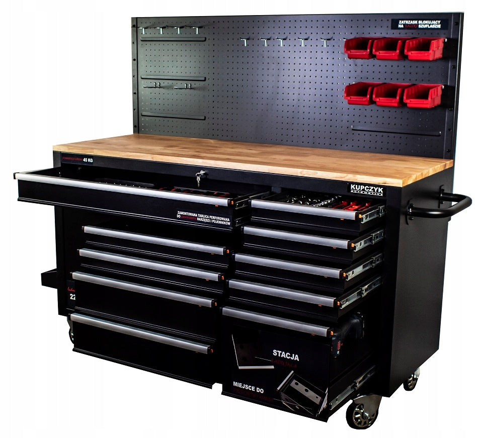 Tool Trolley Workshop Table 10 Drawers Mobile Board Professional Accessories included no
