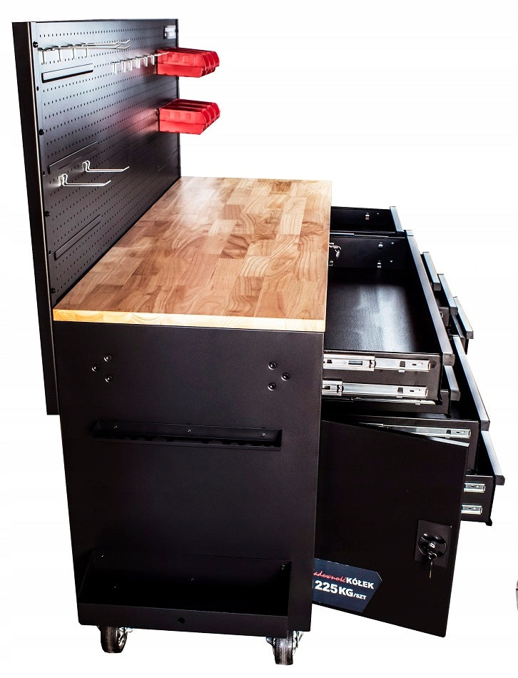 Tool Trolley Workshop Table 10 Drawers Mobile Board Professional Product height 149.2 cm