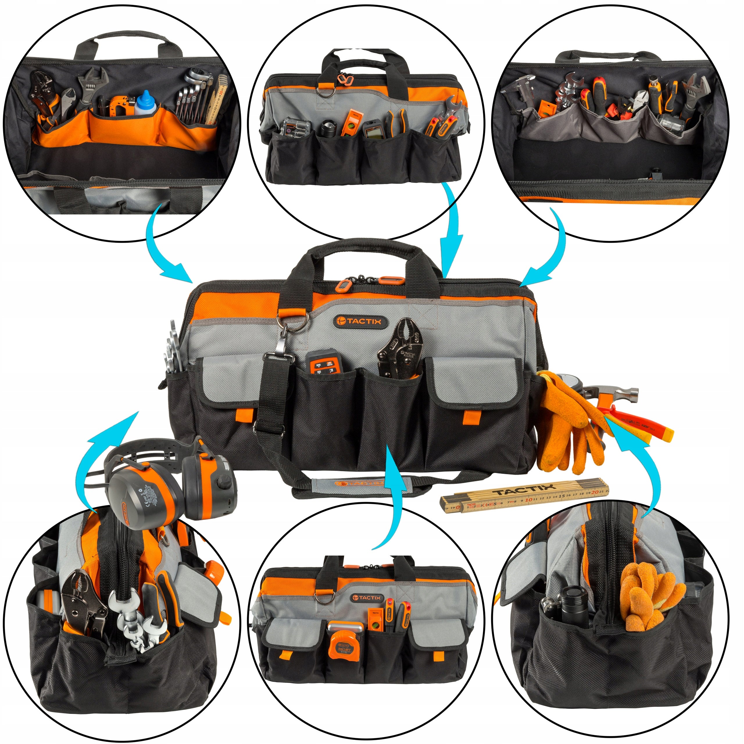 Tool assembly bag LARGE closed Tactix Brand Tactix