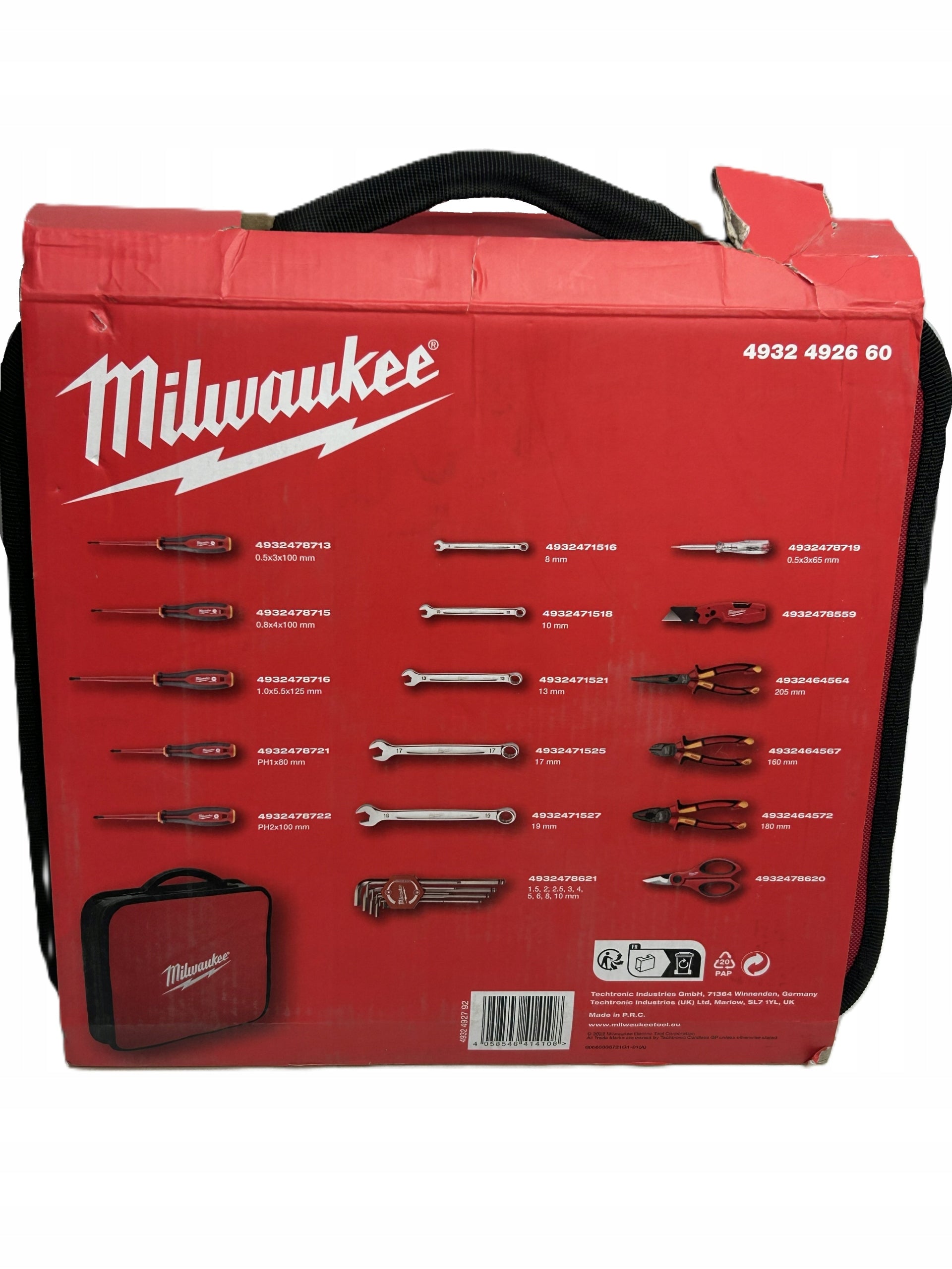 Tool bag set for electrician MILWAUKEE 25 elements 4932492660 Brand Milwaukee