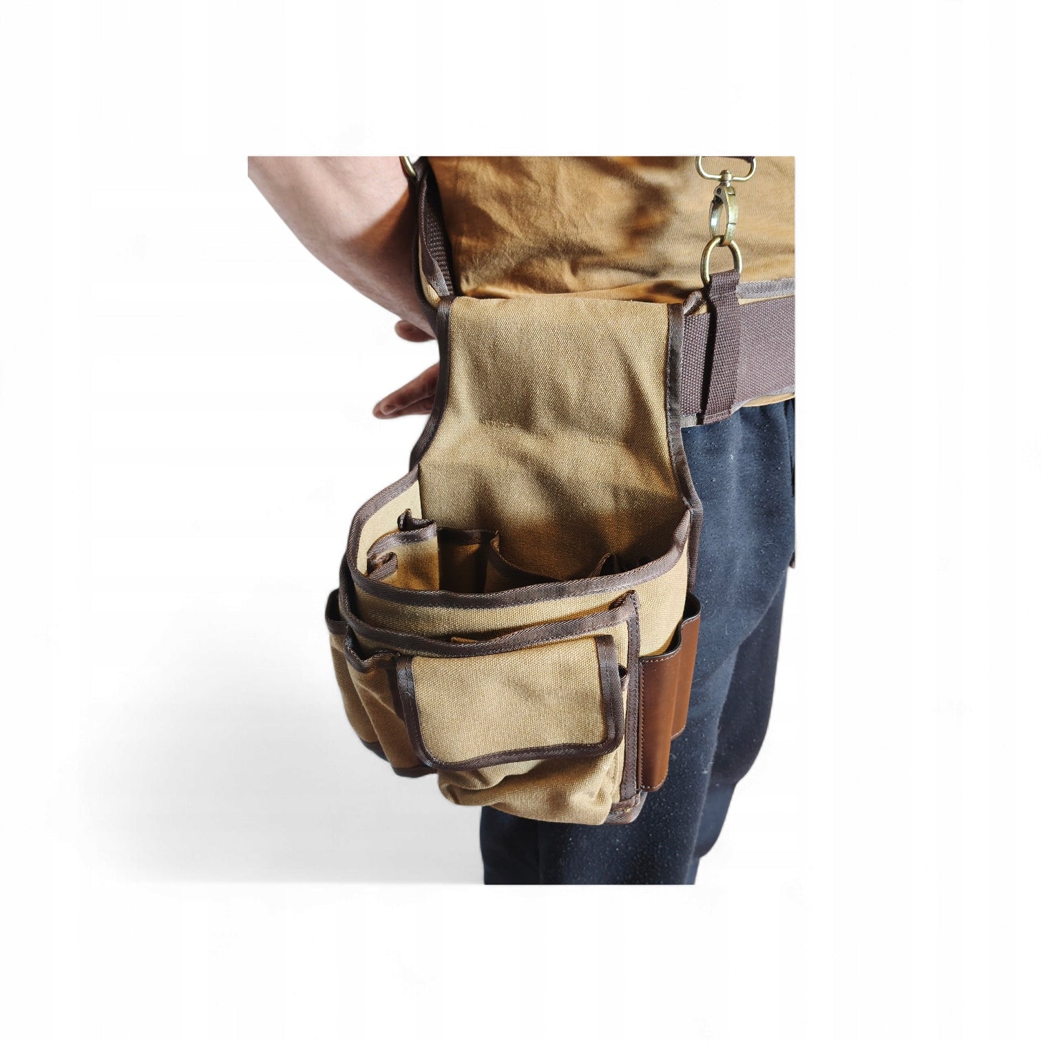 Tool belt with suspenders assembly bag for plumber gardeners belt Kind open bag