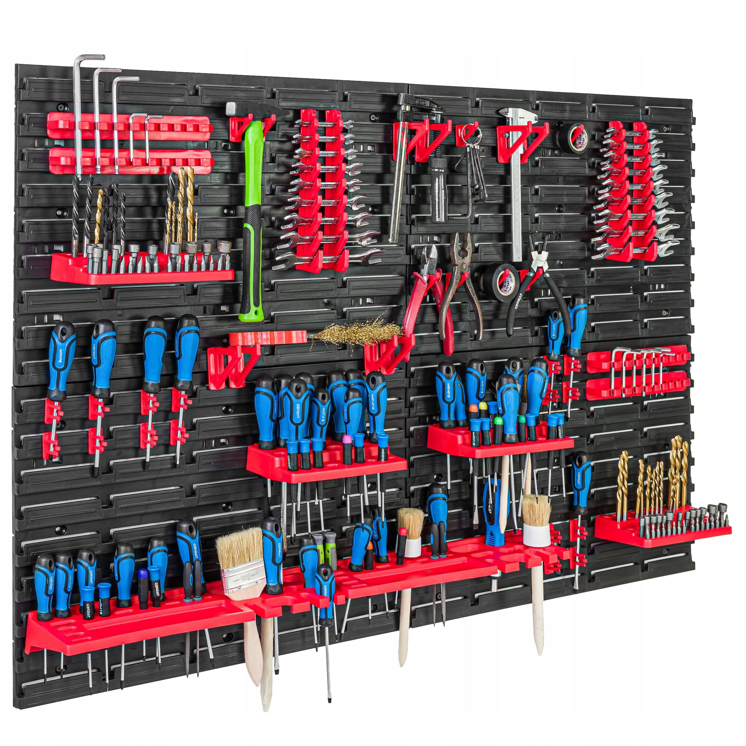 Tool board 115x78 cm workshop garage bookcase