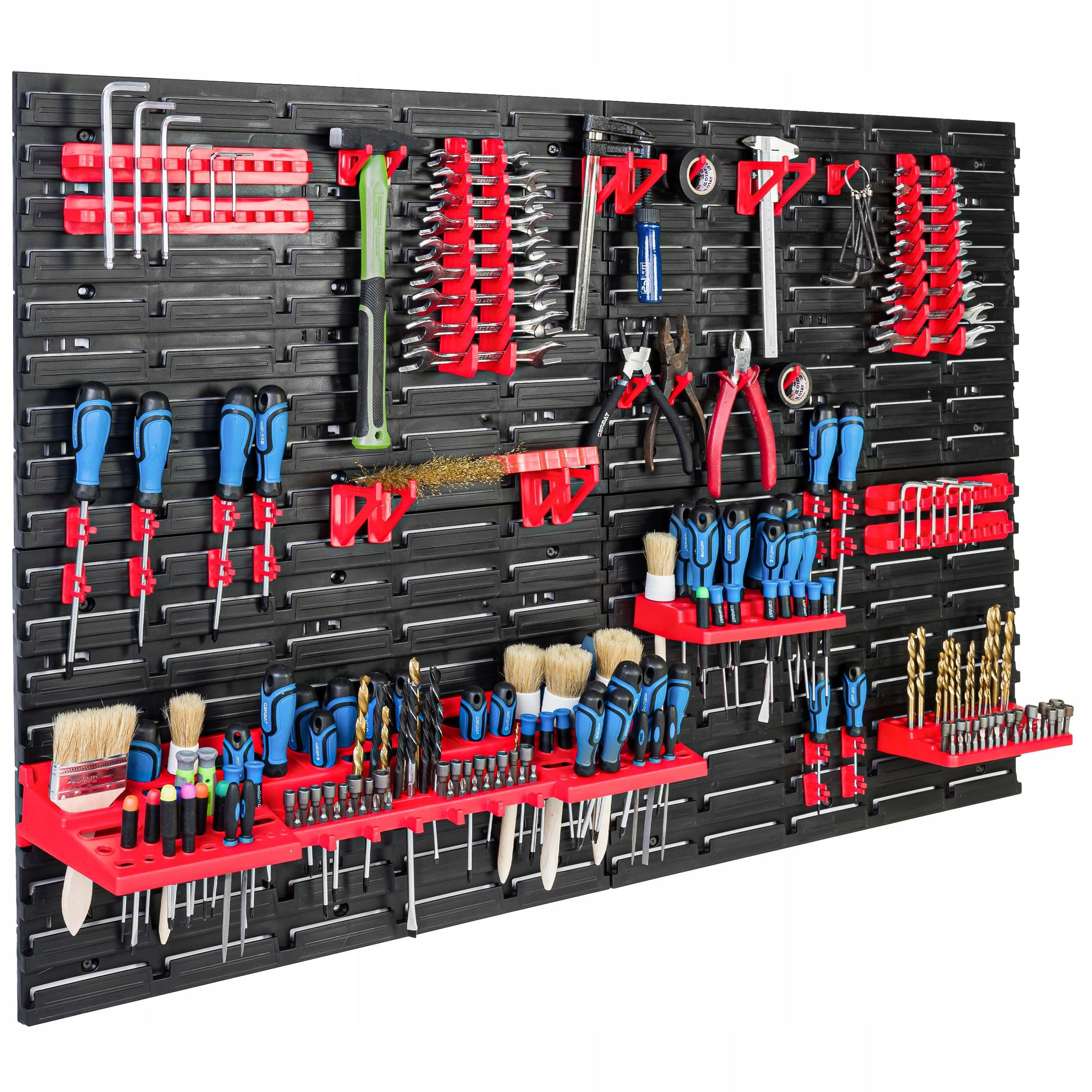 Tool board 115x78 cm workshop garage bookcase