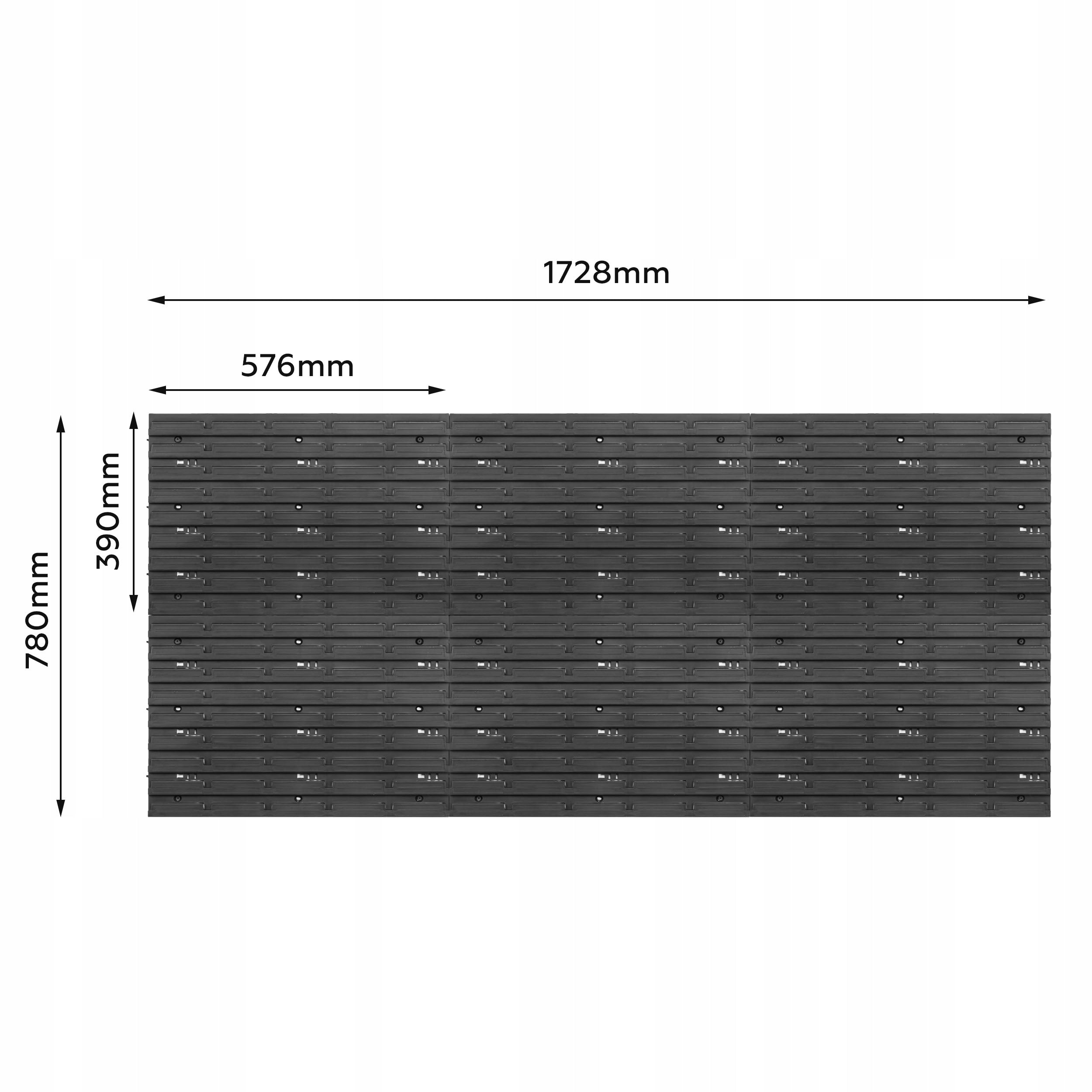 Tool board 172x78 cm workshop garage bookcase Kind pegboard