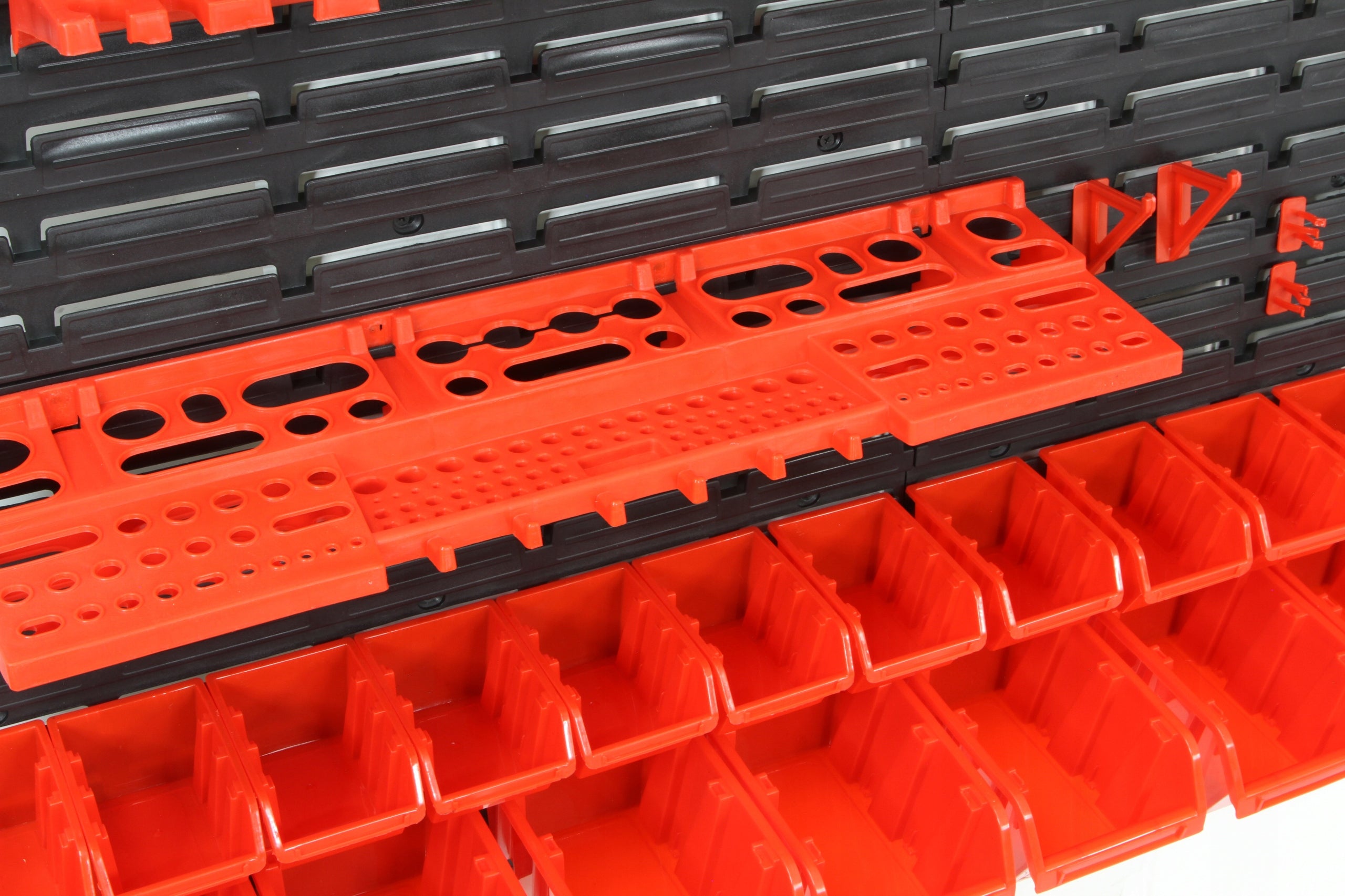Tool board 230x78 cm workshop garage bookcase 45 cuvettes Product width 230 cm