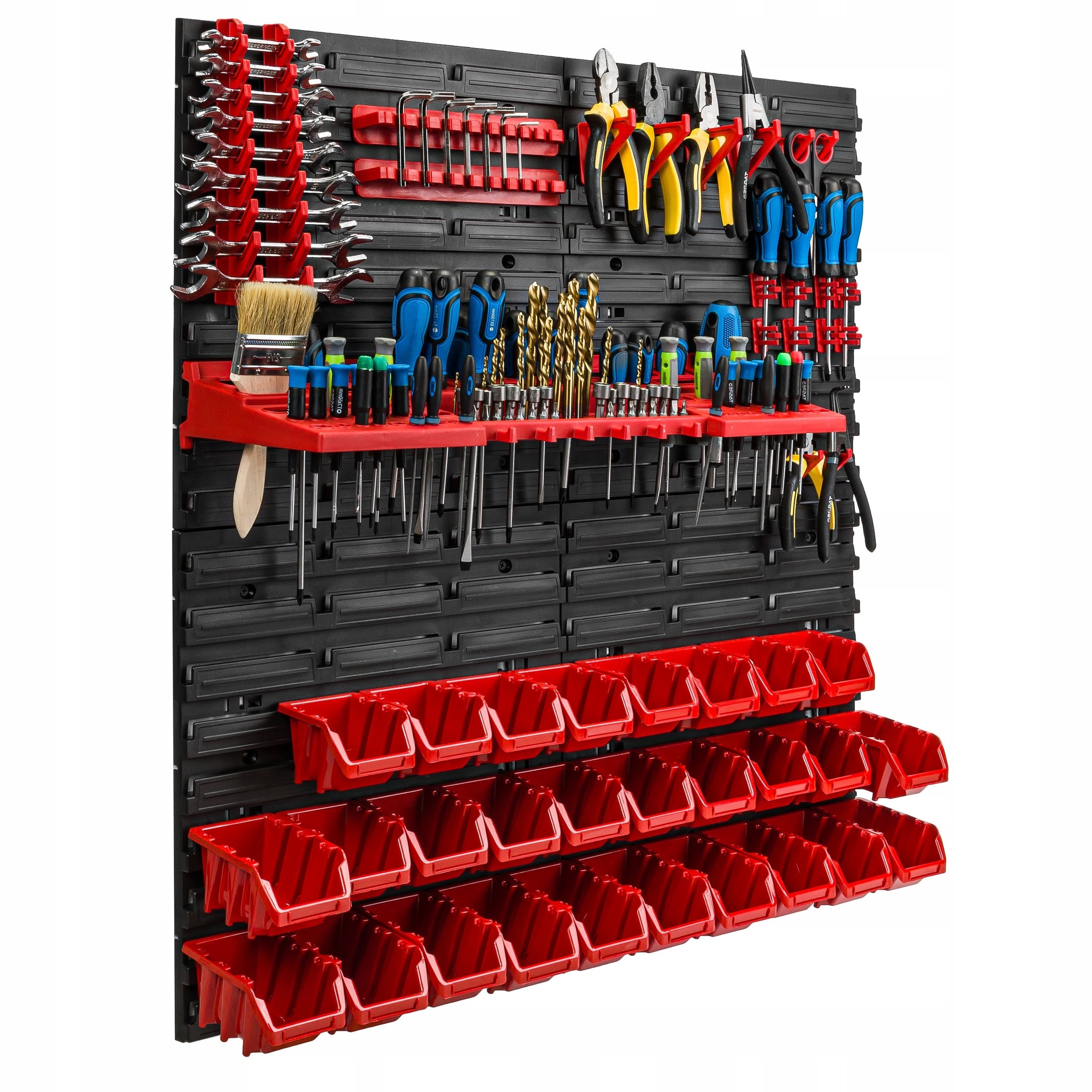 Tool board 78x78 cm workshop garage bookcase
