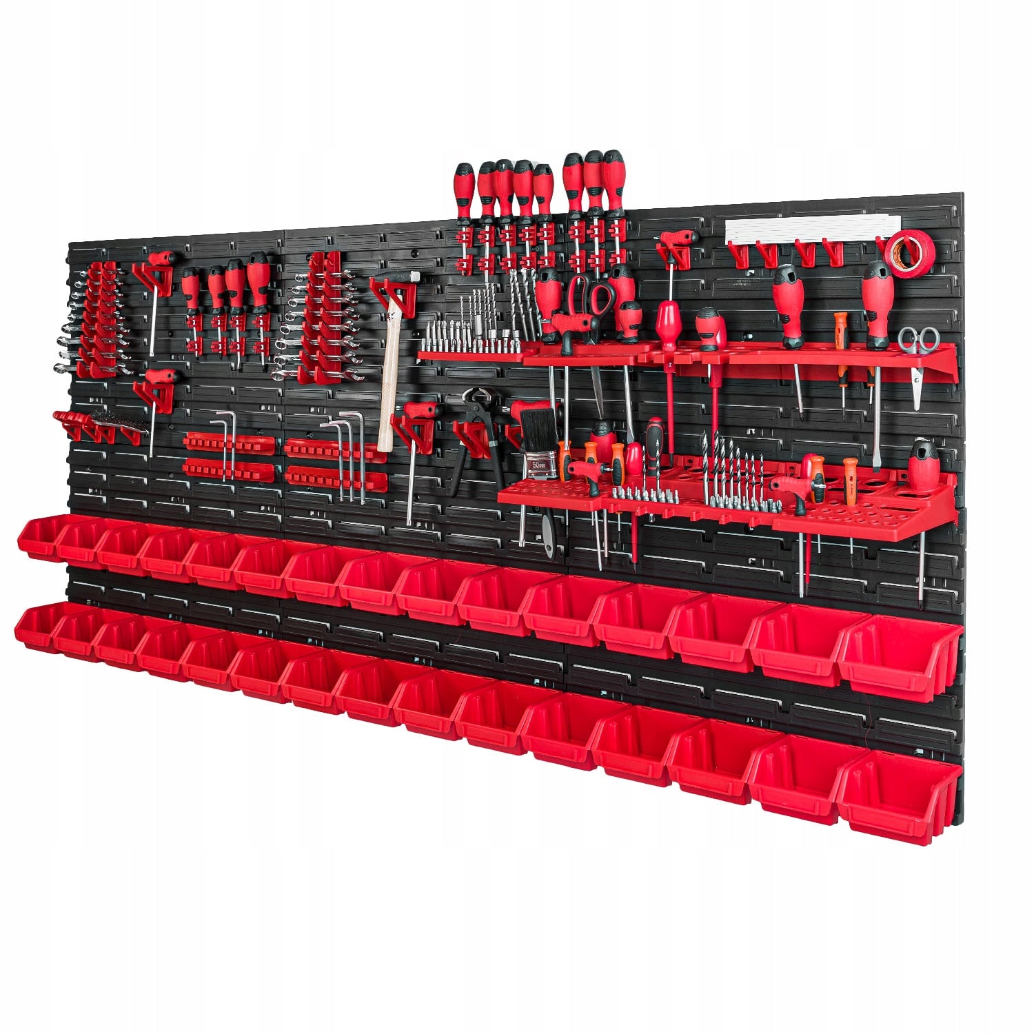 Tool board garage wall 30 cuvettes