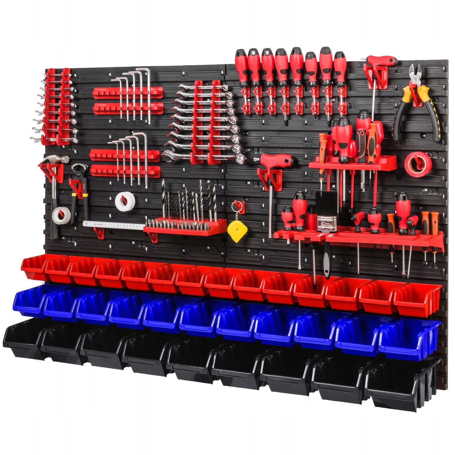 Tool board wall 34 cuvettes + handles
