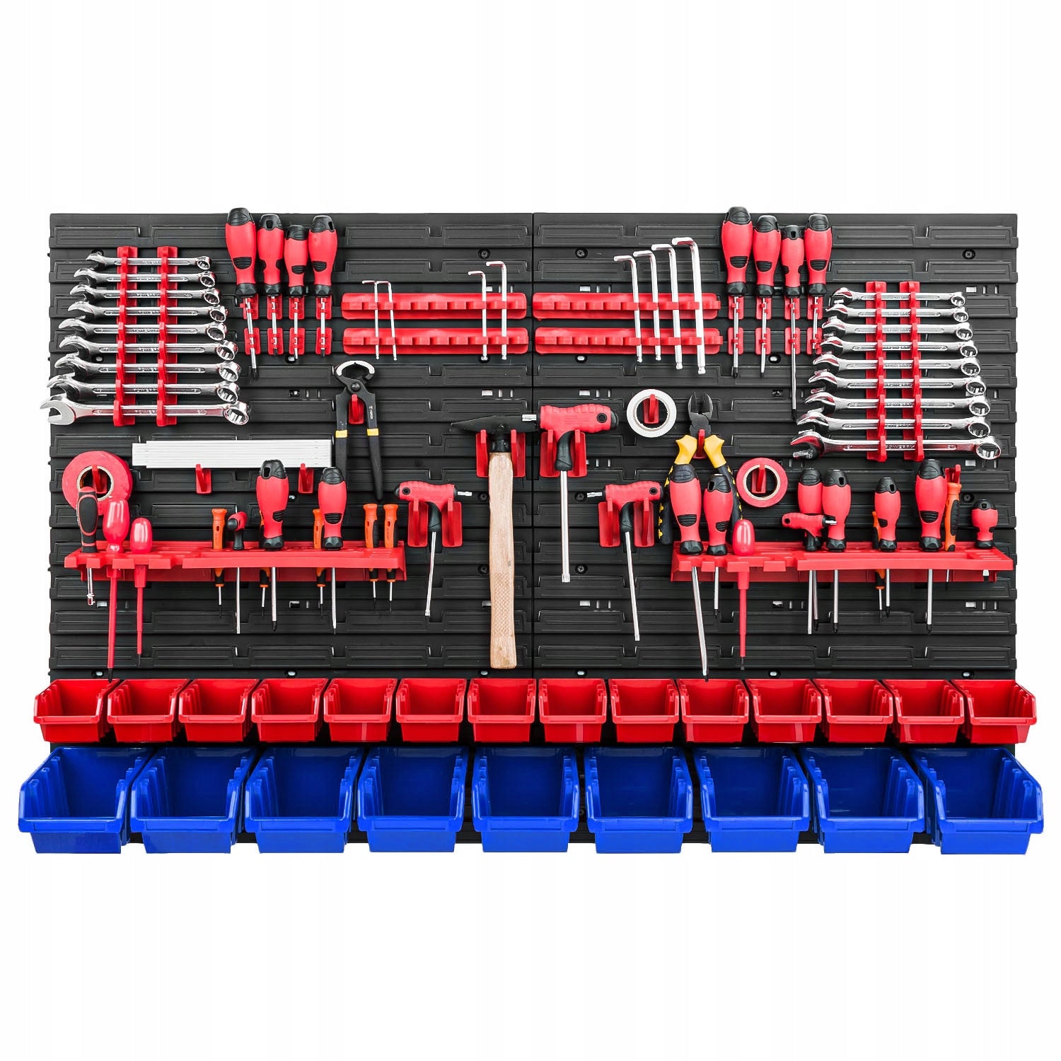 Tool board with cuvette handles for garage Color other color
