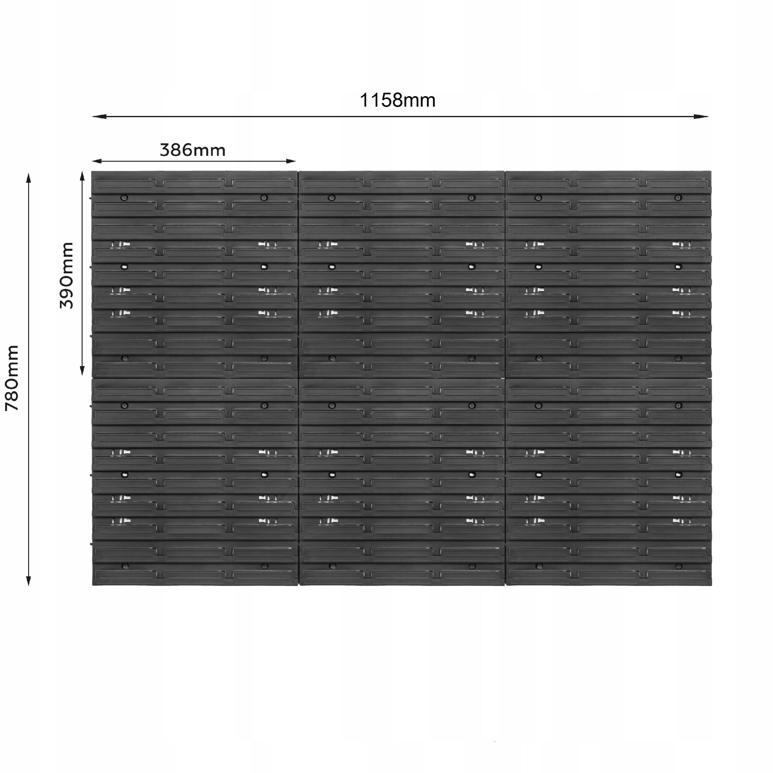Tool board workshop 117x78 cm + 66 Cuvette Brand SimpleThing