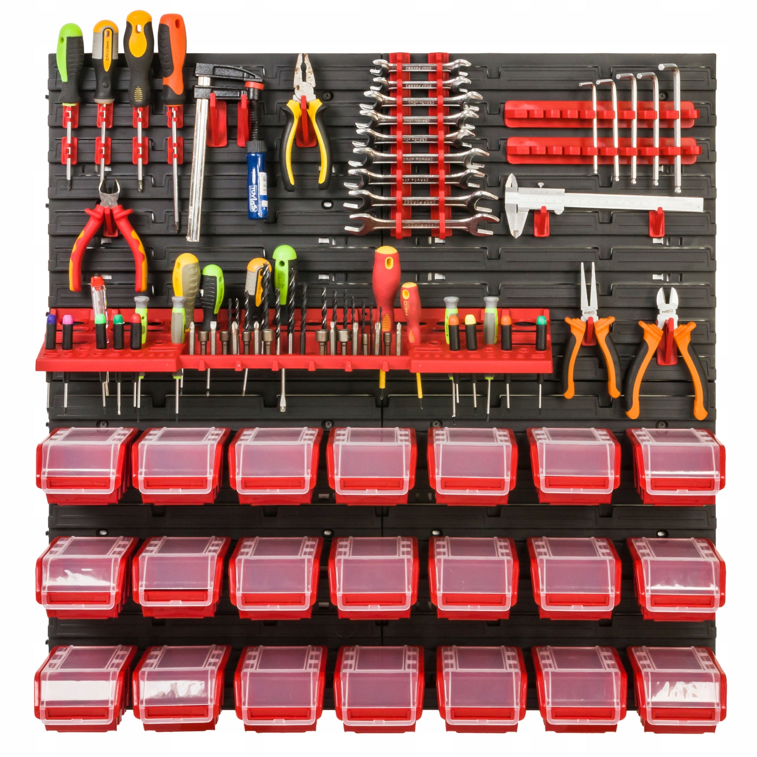 Tool board workshop 78x78 cm + 21 Cuvette Brand SimpleThing