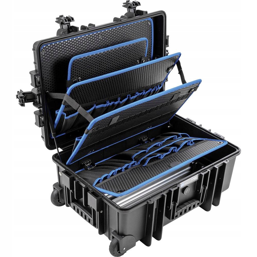 Tool case JUMBO black, resistant on wheels B & W International